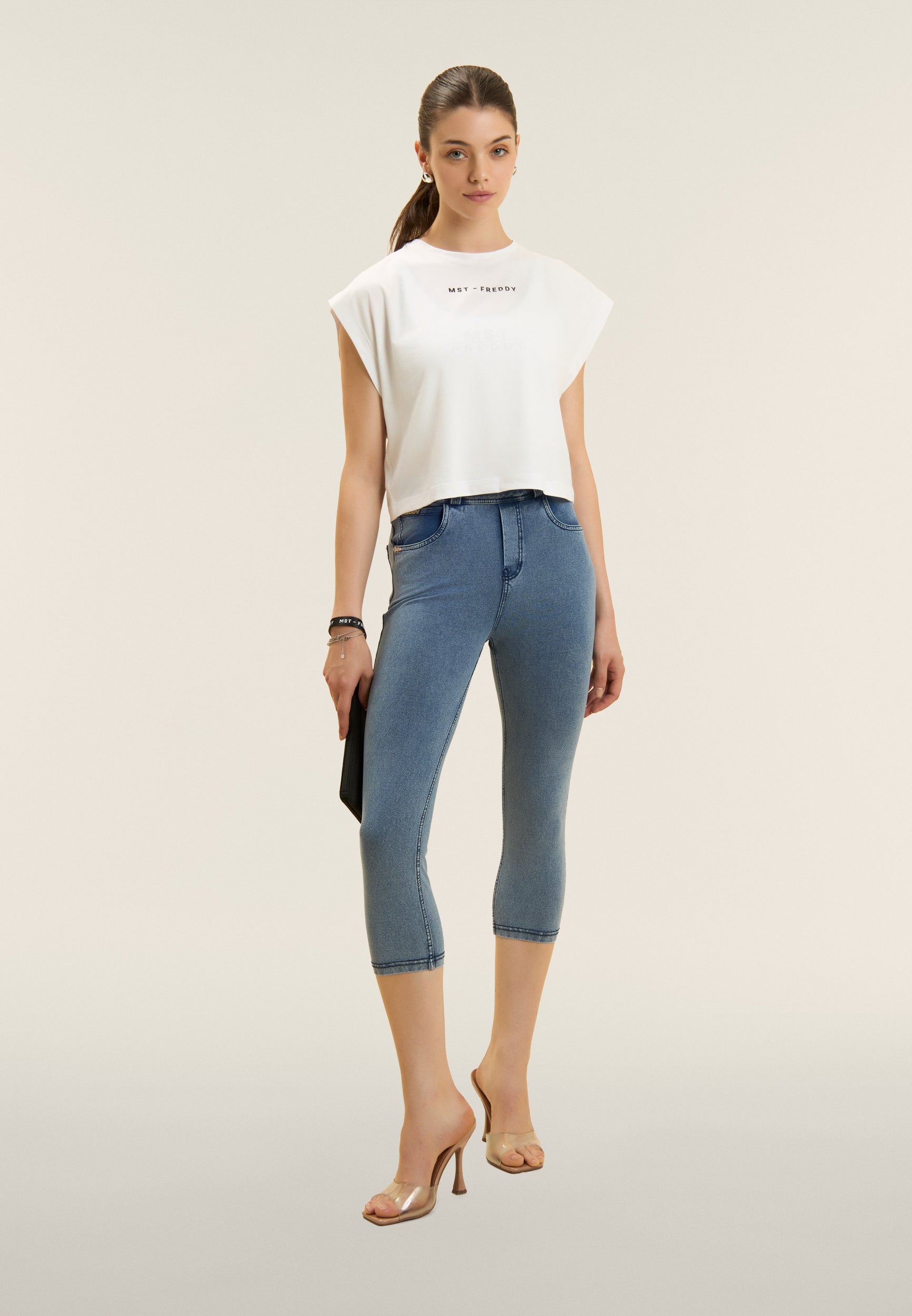 t-shirt-freddy-cropped-mst-t-shirt-manches-courtes-femme image 2