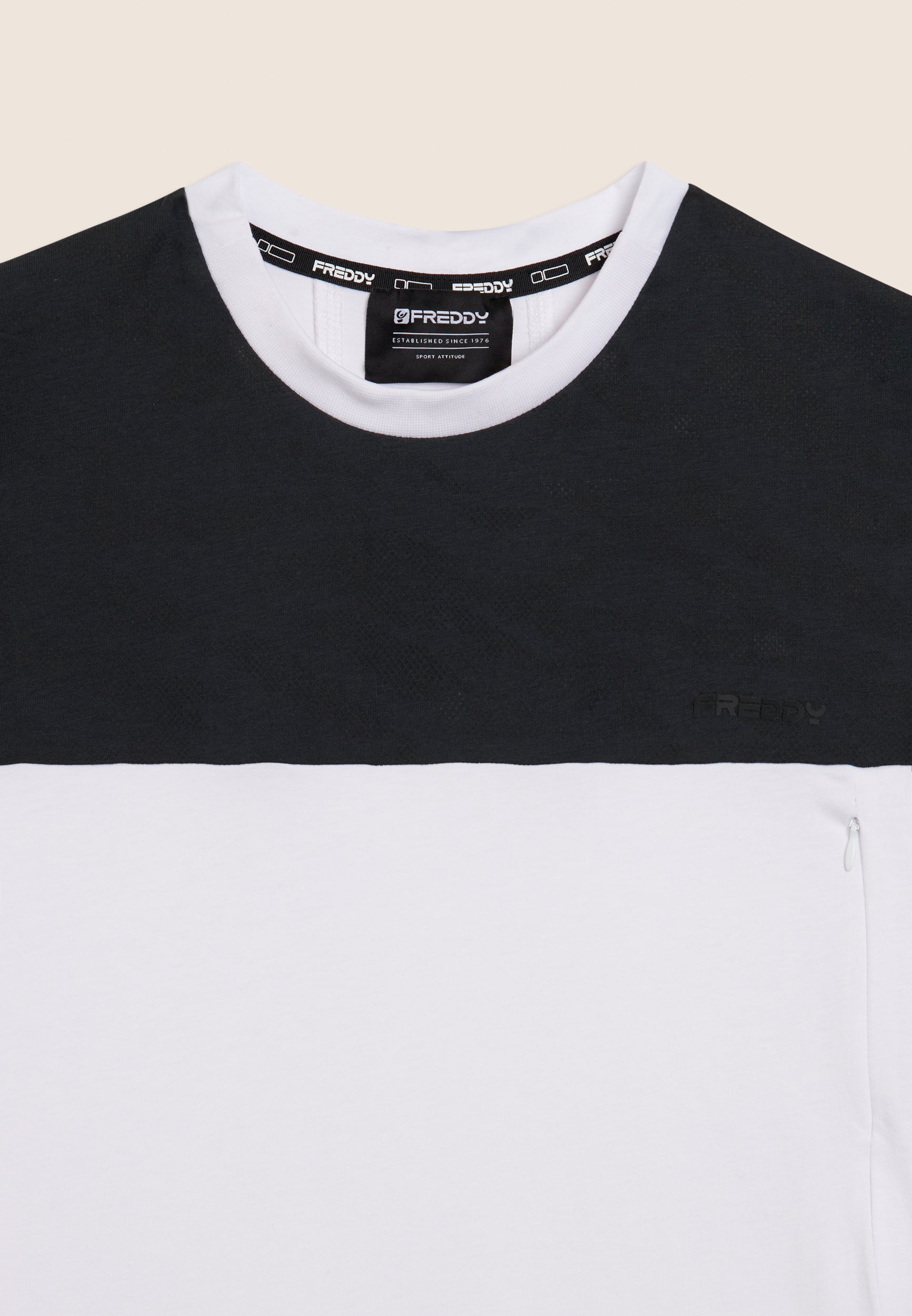 freddy-t-shirt-fantasia-coton-avec-poche-lat-rale-zipp-e image 3
