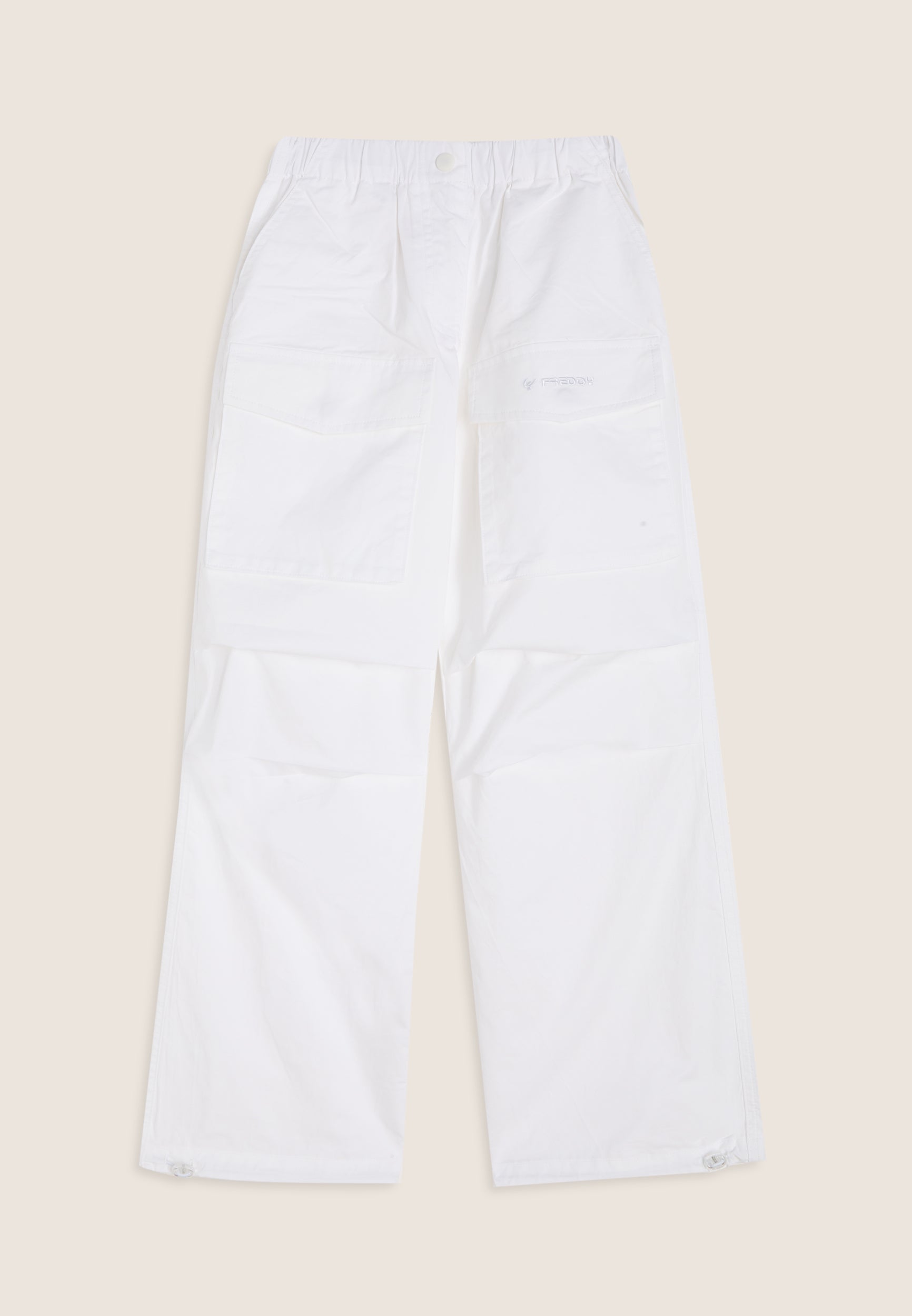 pantalon-cargo-femme-freddy-popeline-poches-frontales image 4