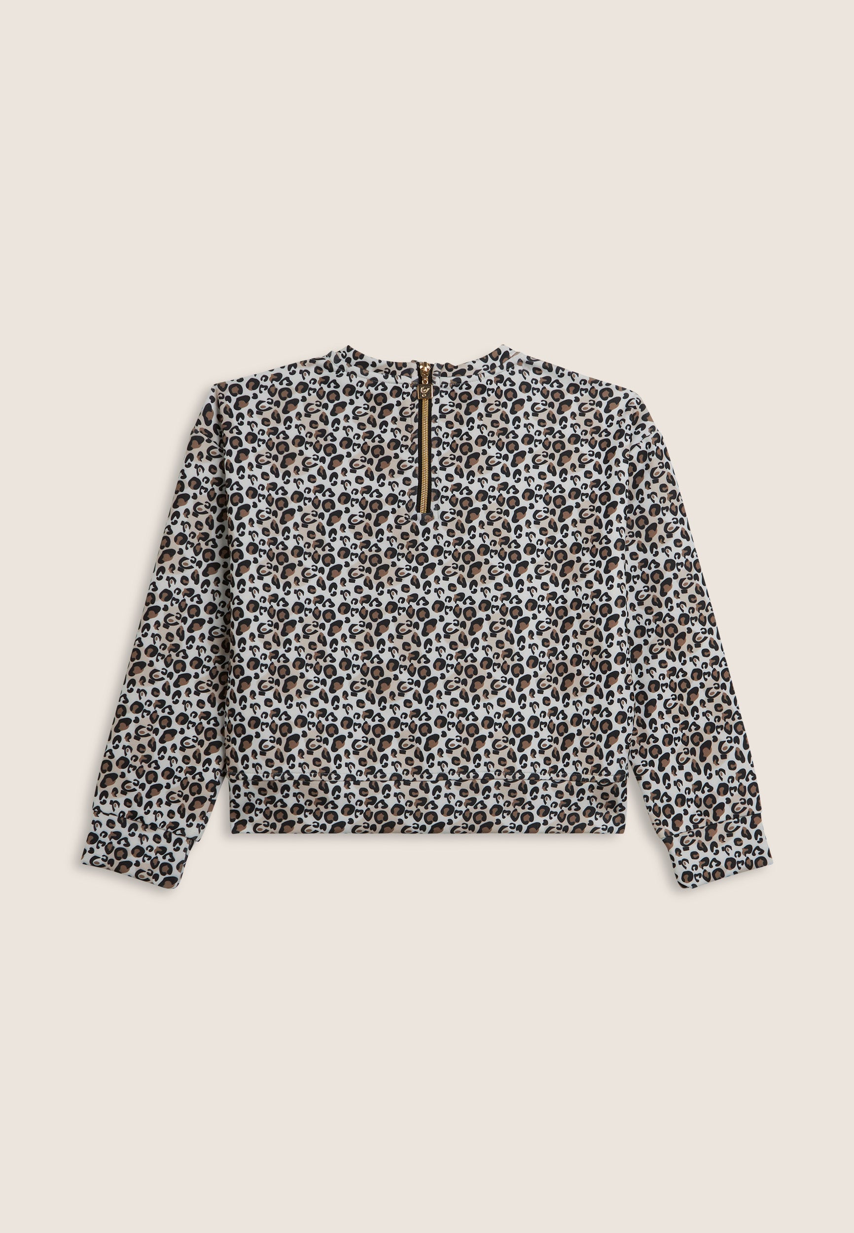 freddy-sweat-cropped-fille-animalier-zip-dorsal image 2