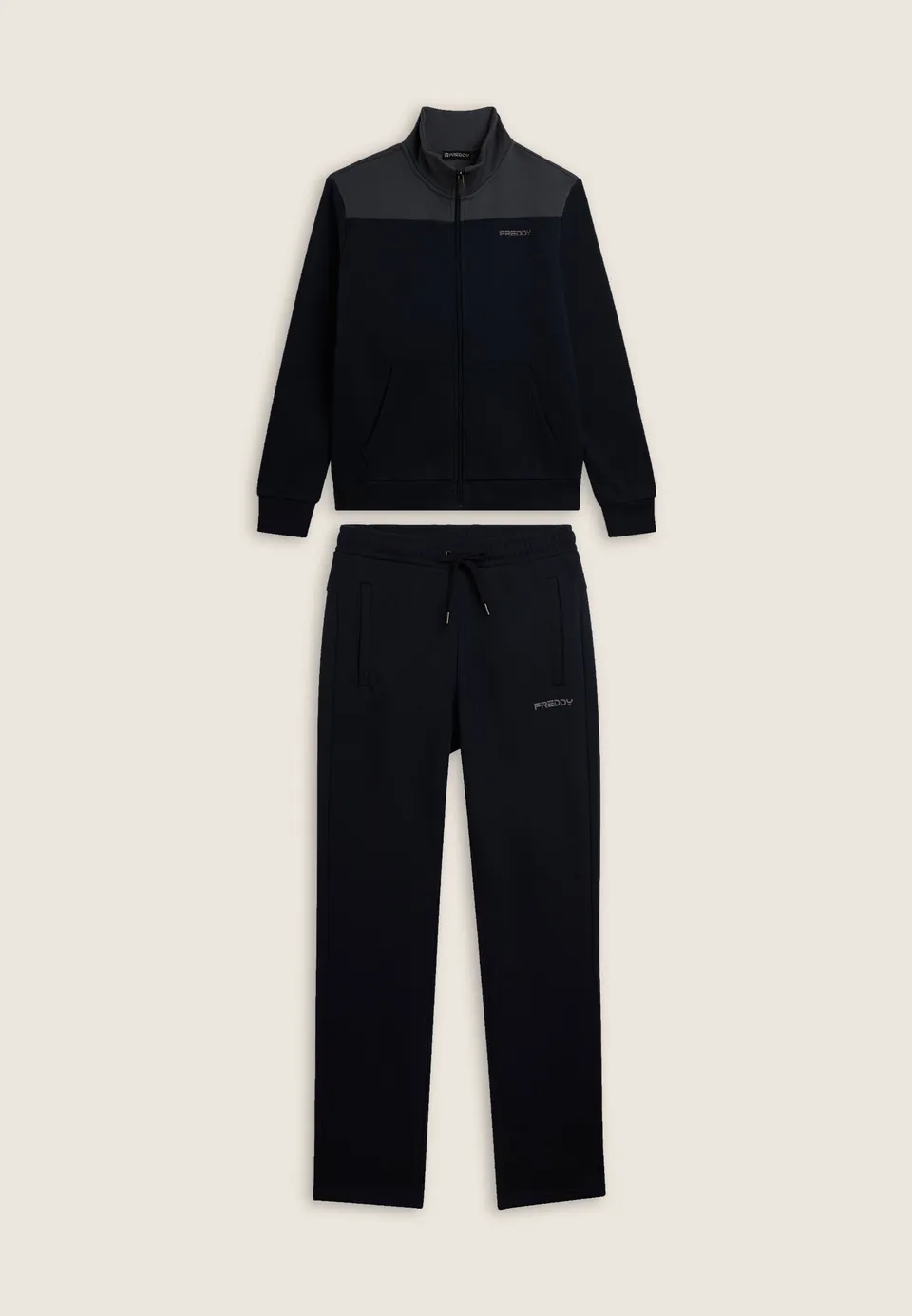freddy-surv-tement-homme-col-haut-full-zip-colour-block-regular image 1