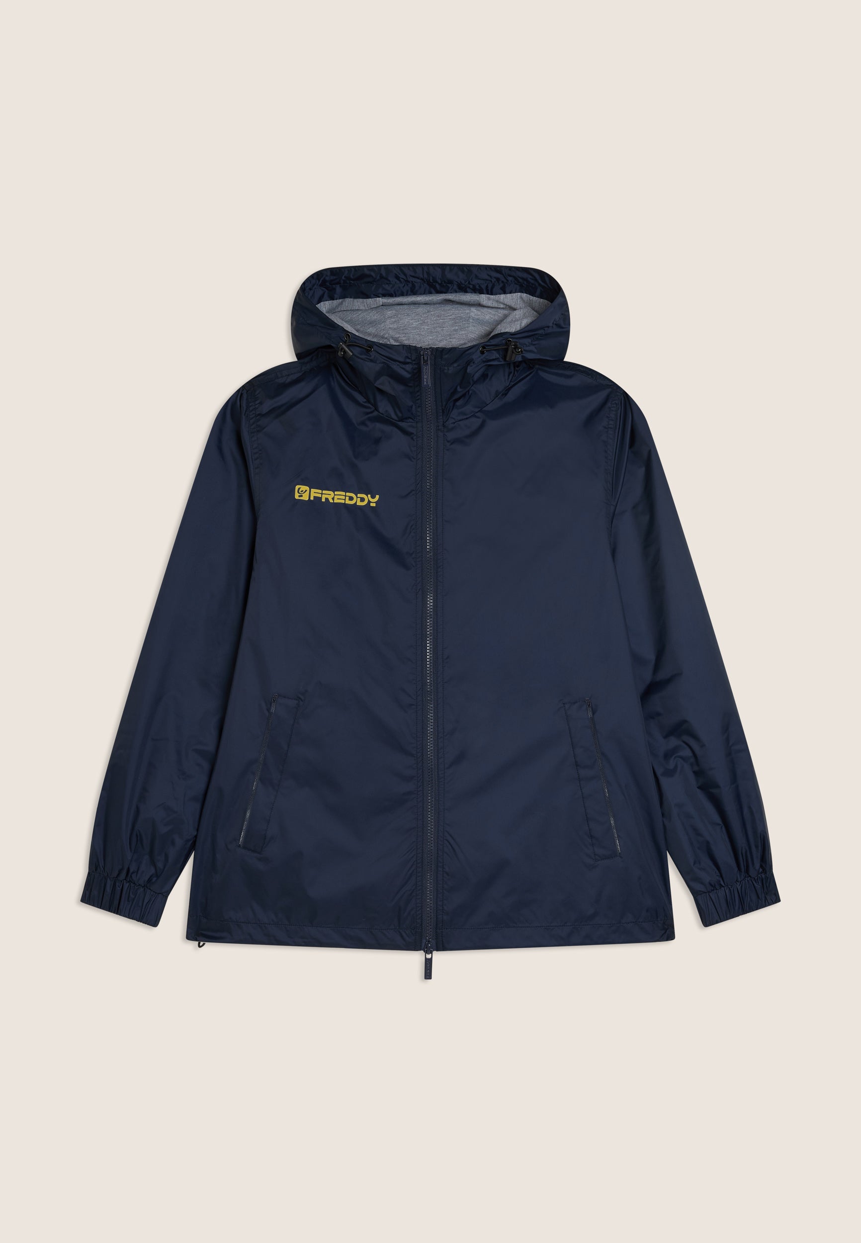 freddy-veste-imperm-able-unisexe-capuche-zip-logo-dor image 1
