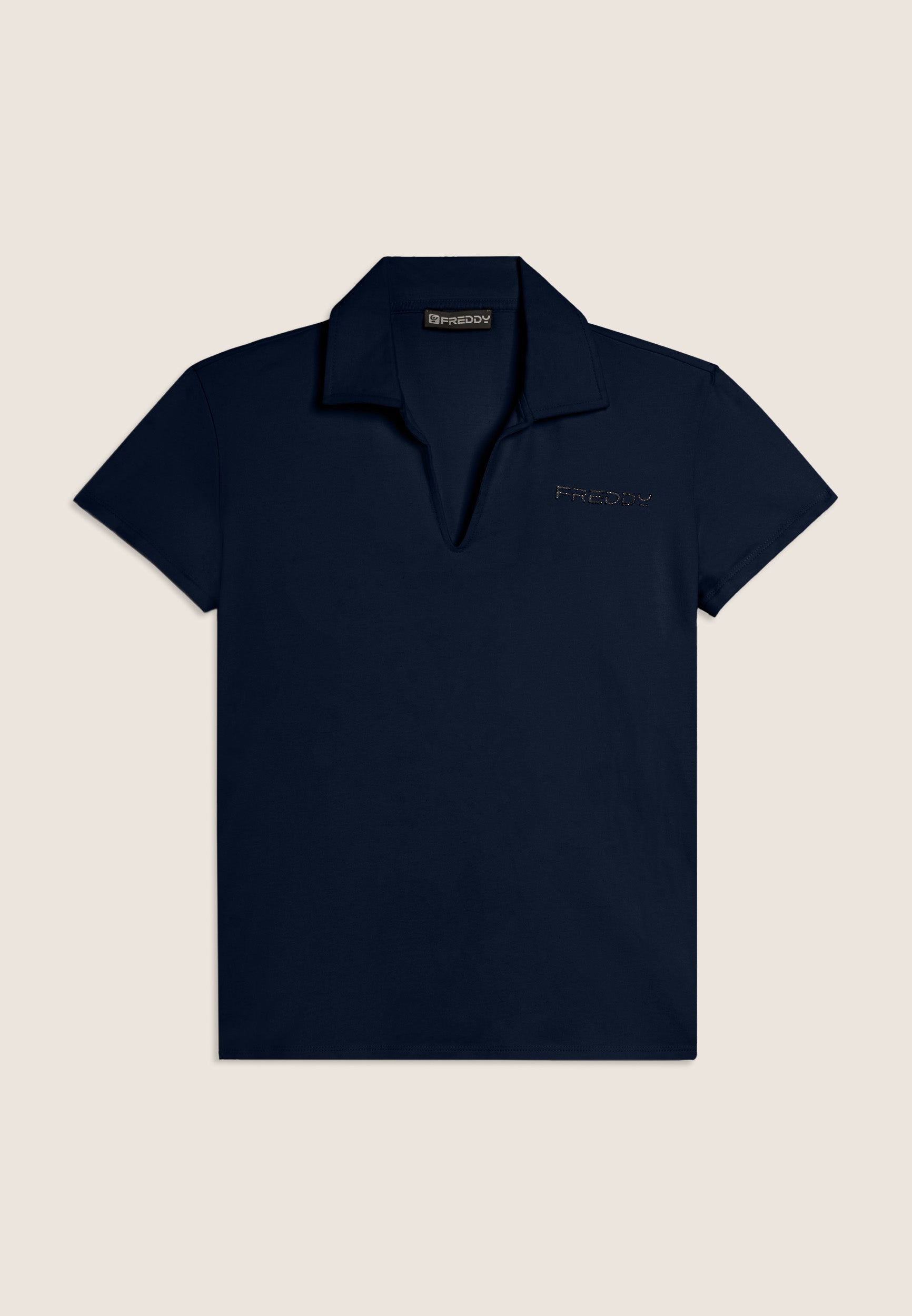 freddy-t-shirt-col-v-chemise-t-shirt-femme-manches-courtes-coton image 8