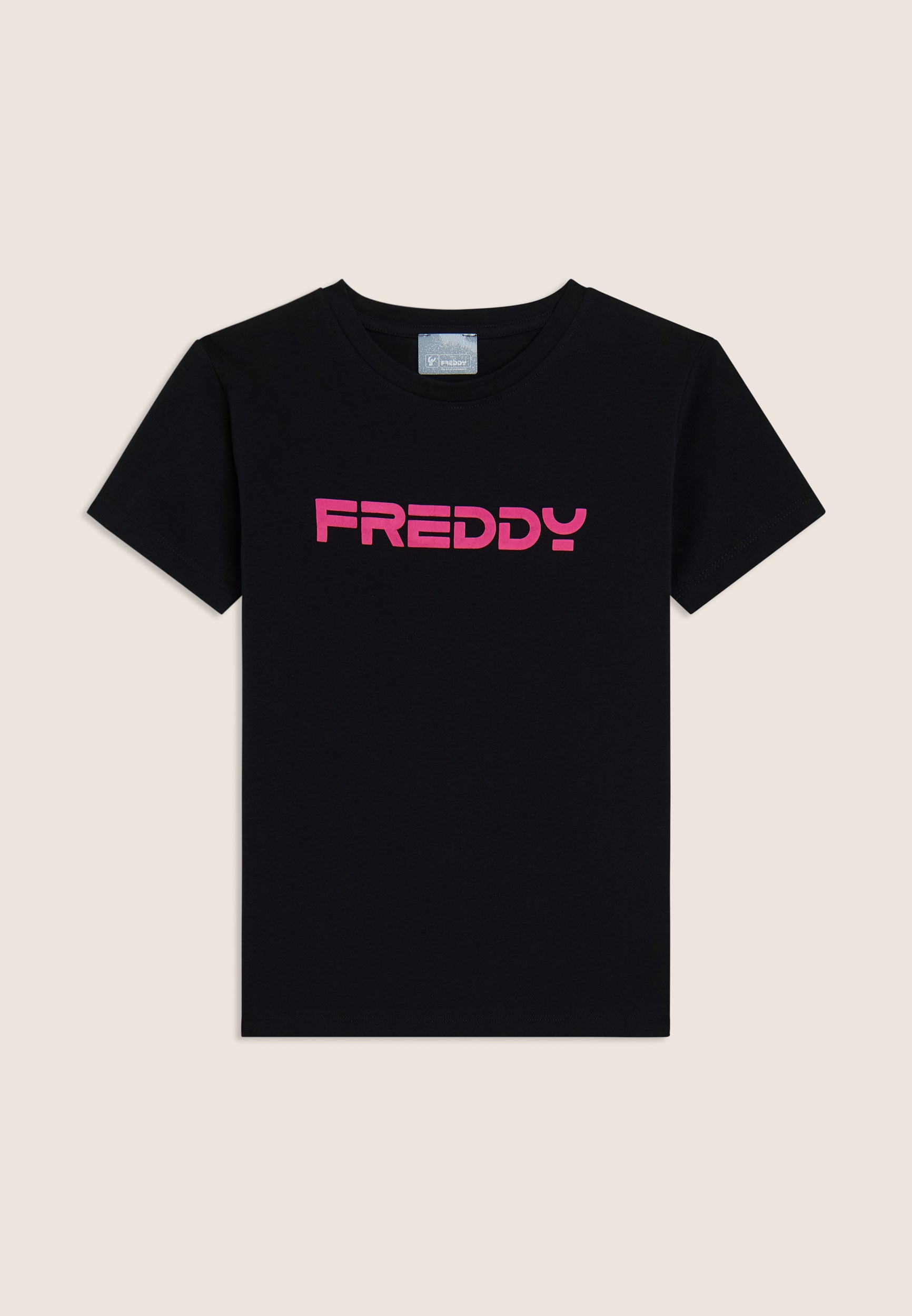 freddy-t-shirt-regular-jersey-logo-contraste-fille image 1