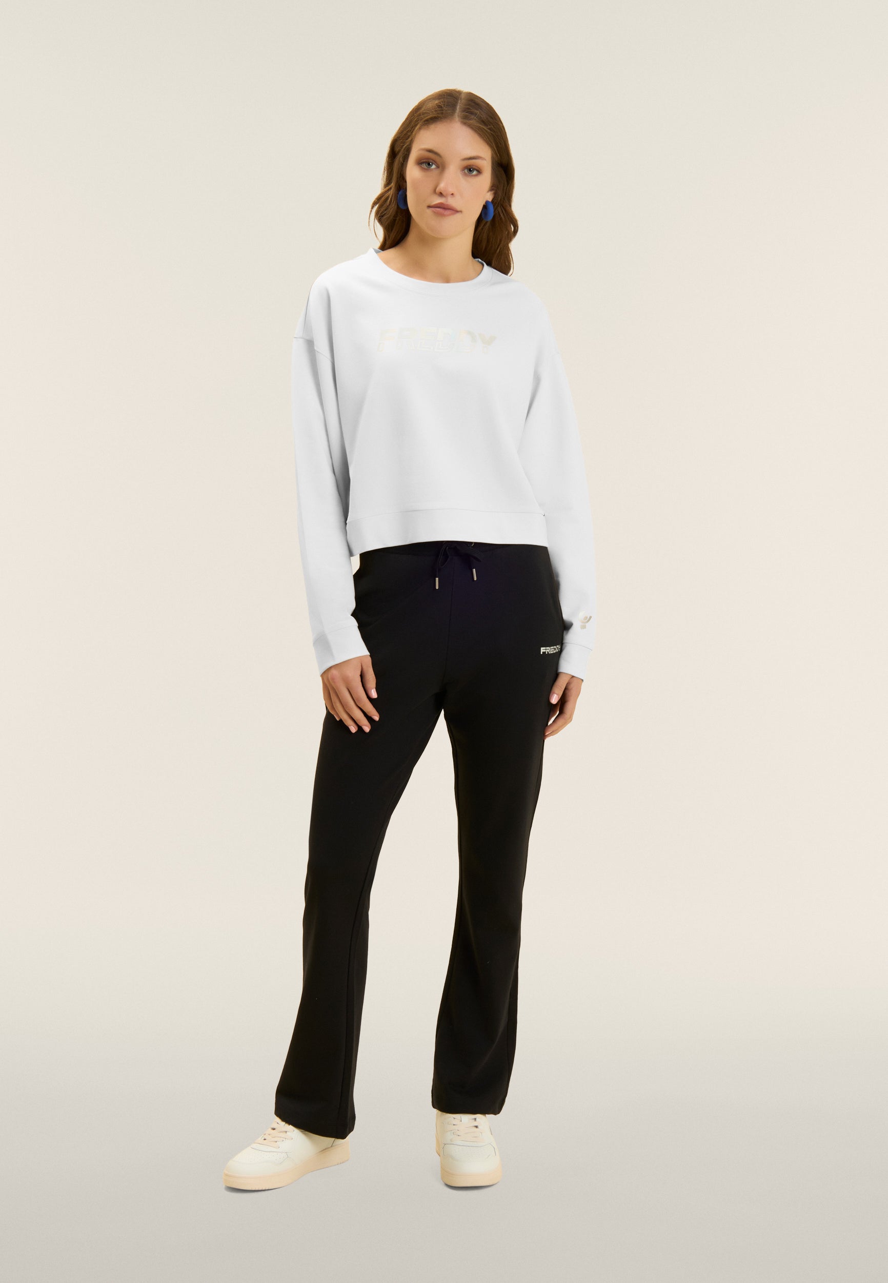 freddy-sweat-col-rond-heavy-jersey-logo-perl-contrast image 2