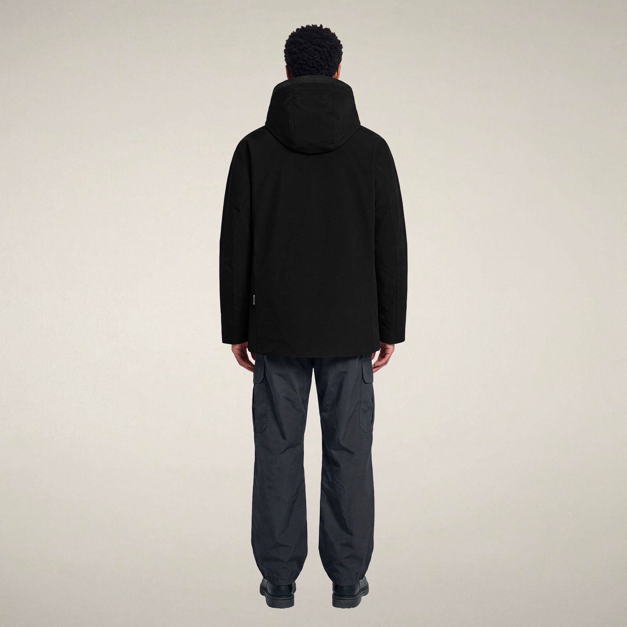 save-the-duck-gerard-parka-capuche-homme-noir-pro-tech image 2
