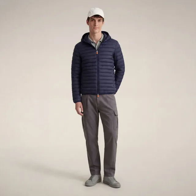 save-the-duck-donald-doudoune-capuche-homme-bleu-navy image 1