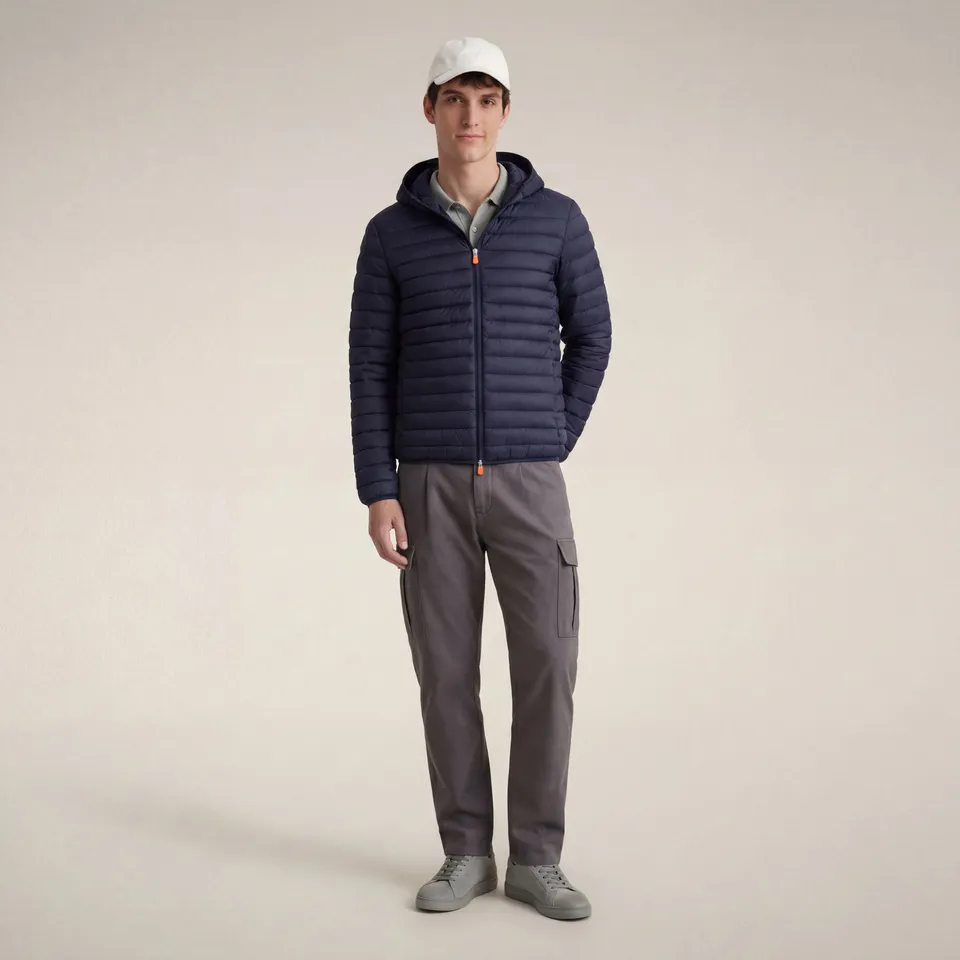 save-the-duck-donald-doudoune-capuche-homme-bleu-navy image 1