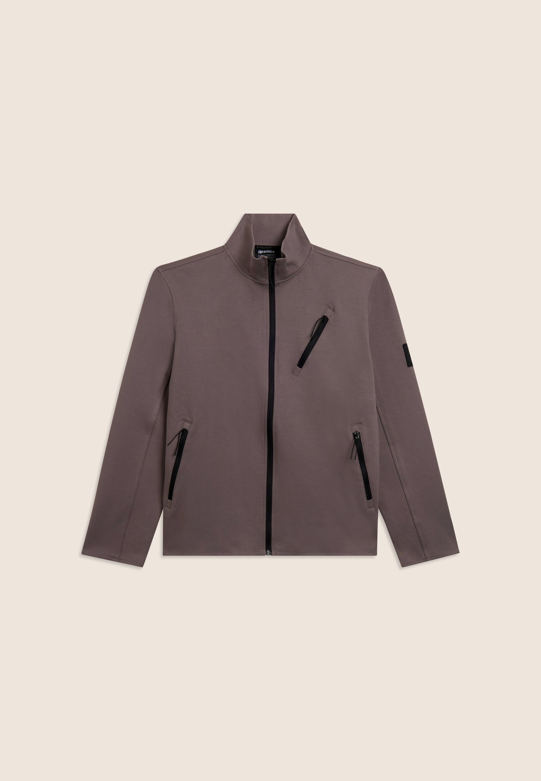 freddy-sweat-full-zip-homme-col-haut-coton-stretch image 1