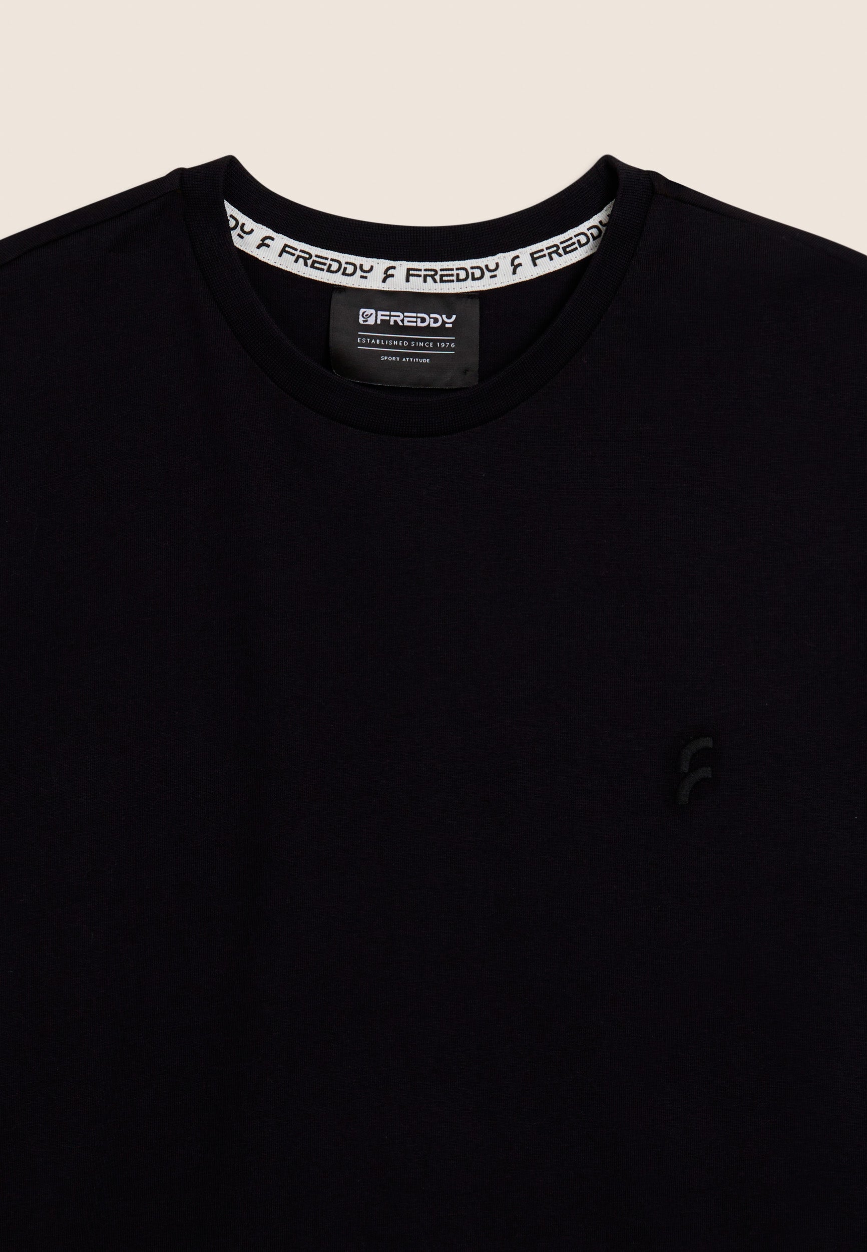 freddy-t-shirt-manches-longues-coton-logo-brod image 3