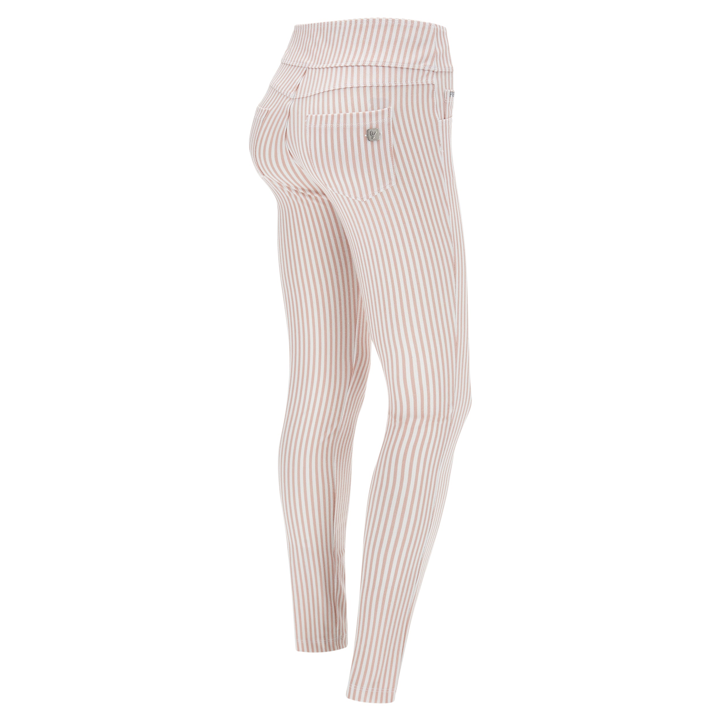 freddy-n-o-w-pantalon-yoga-slim-taille-r-versible-jersey-drill-rayures-pastel image 4
