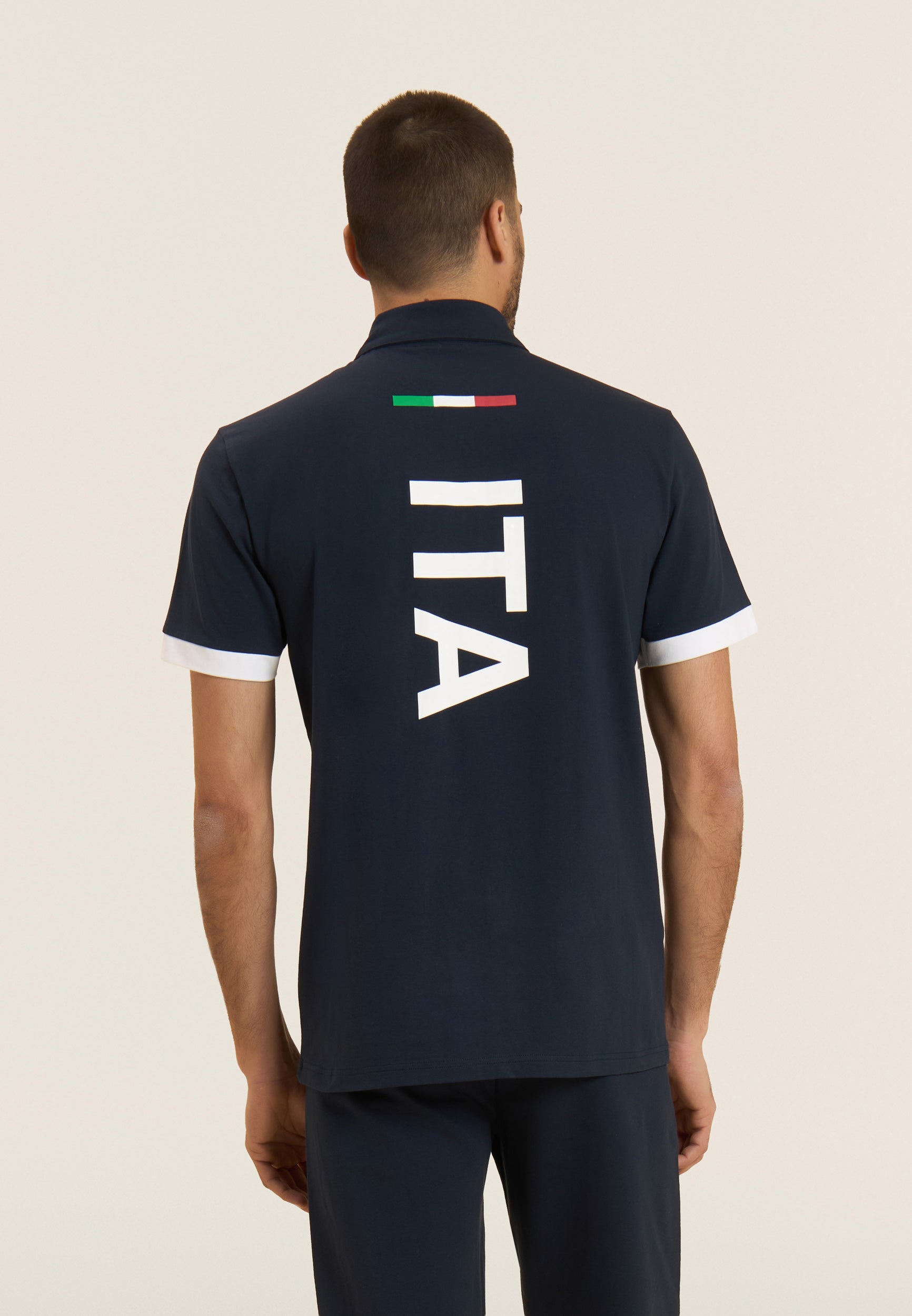 freddy-polo-homme-italia-fgi-coton-stretch-manches-contrast-es image 3