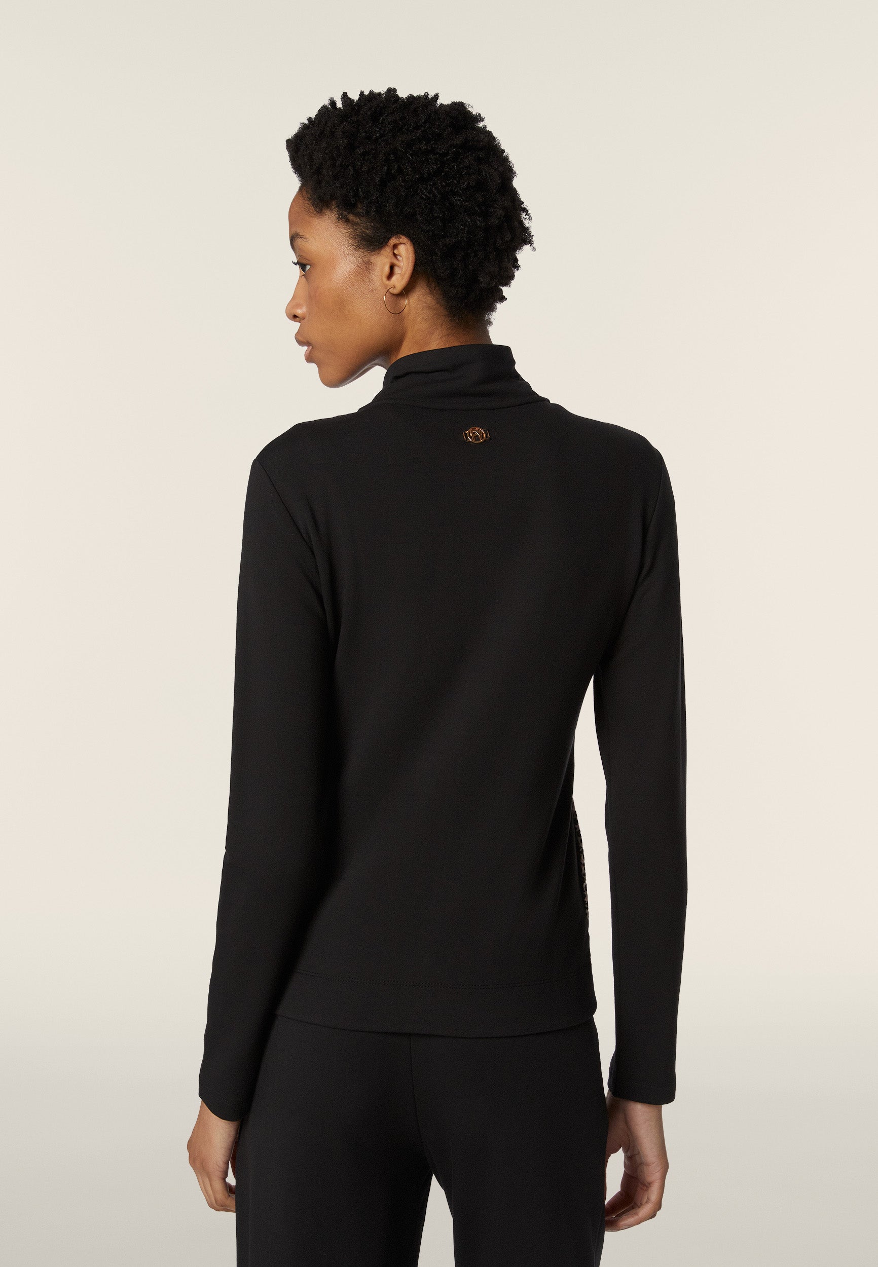 freddy-felpa-sweat-slim-fit-zip-col-haut-l-opard image 3