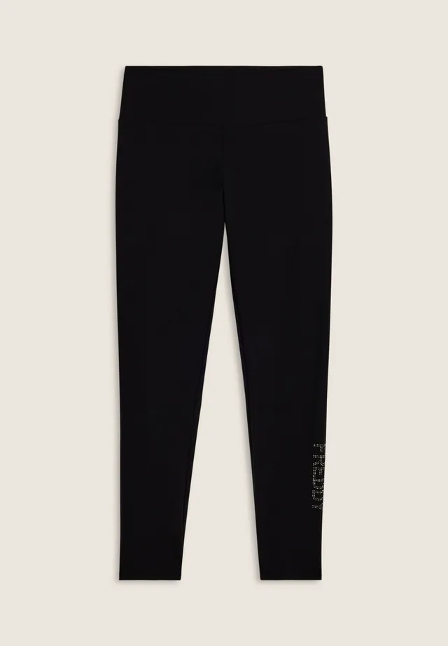 freddy-legging-7-8-taille-haute-molleton-logo-clous image 1