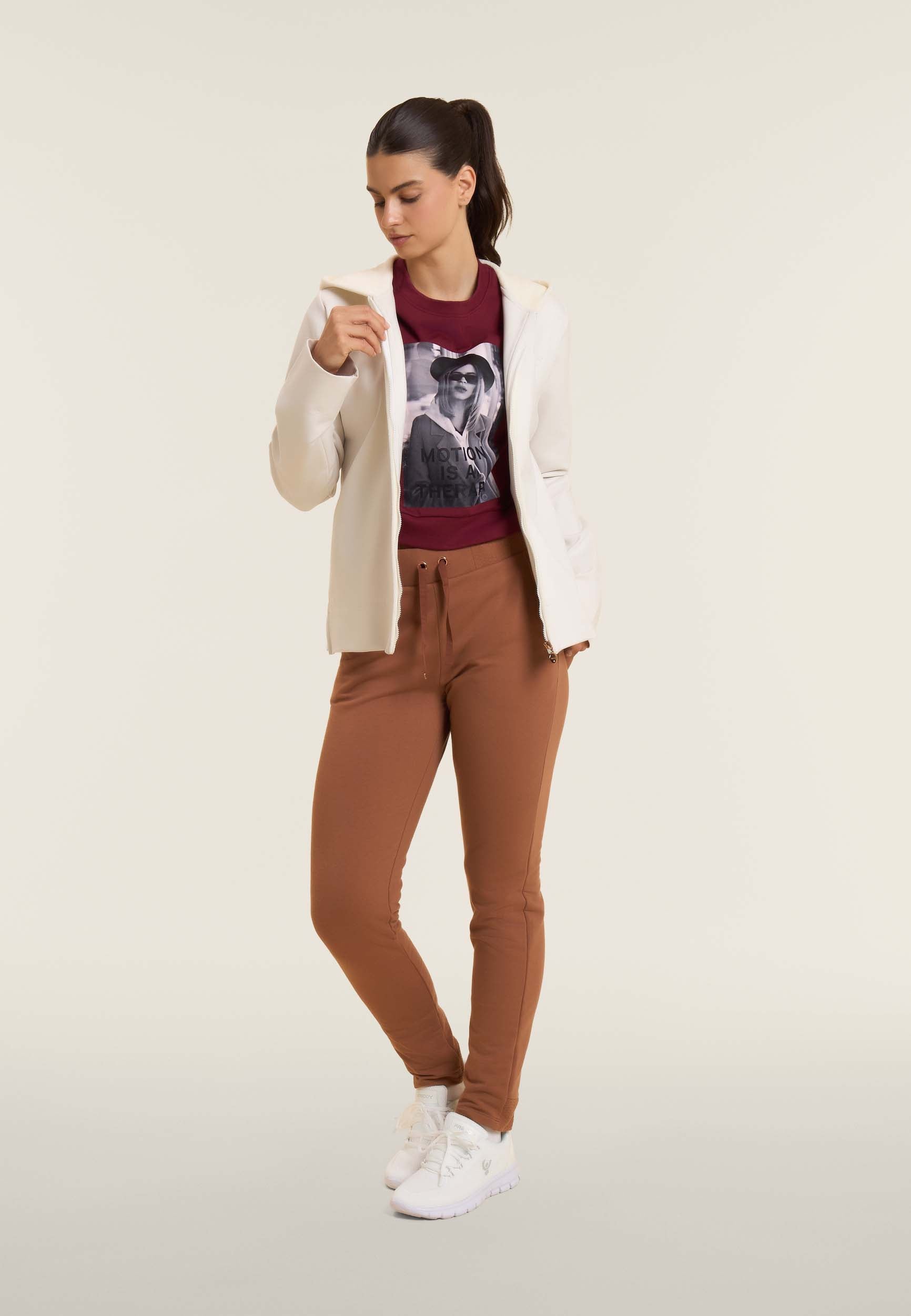 freddy-felpa-sweat-capuche-chenille-ray-e-viscose-full-zip image 2