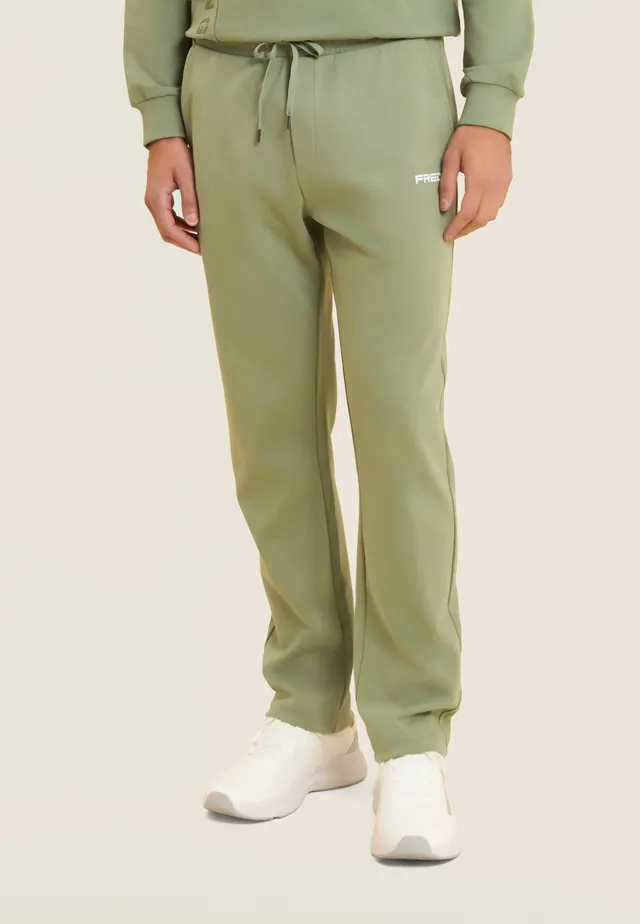 freddy-pantalon-sport-coton-interlock-jambe-droite-logo-gomm image 1