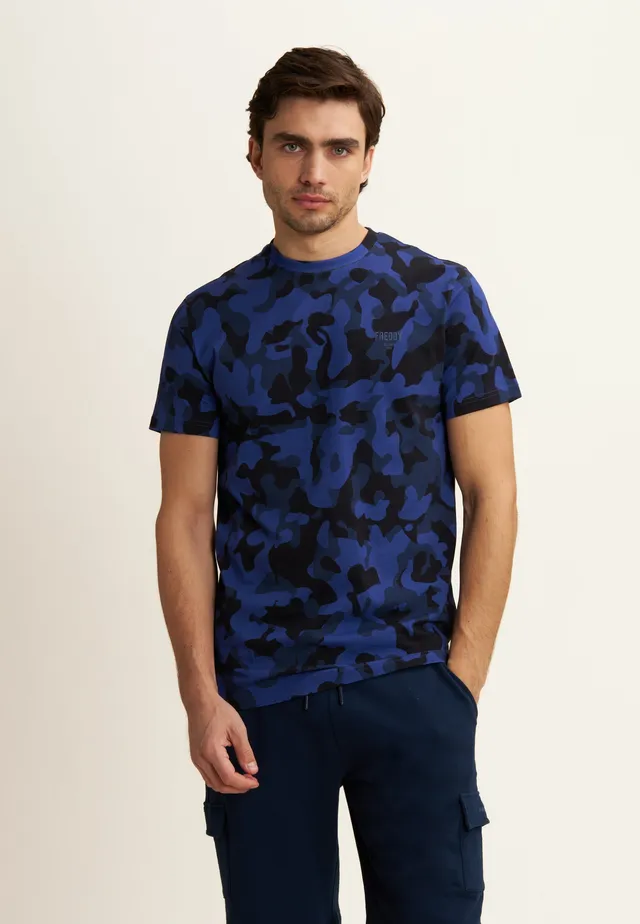 freddy-t-shirt-camouflage-all-over-coton-regular-fit image 1