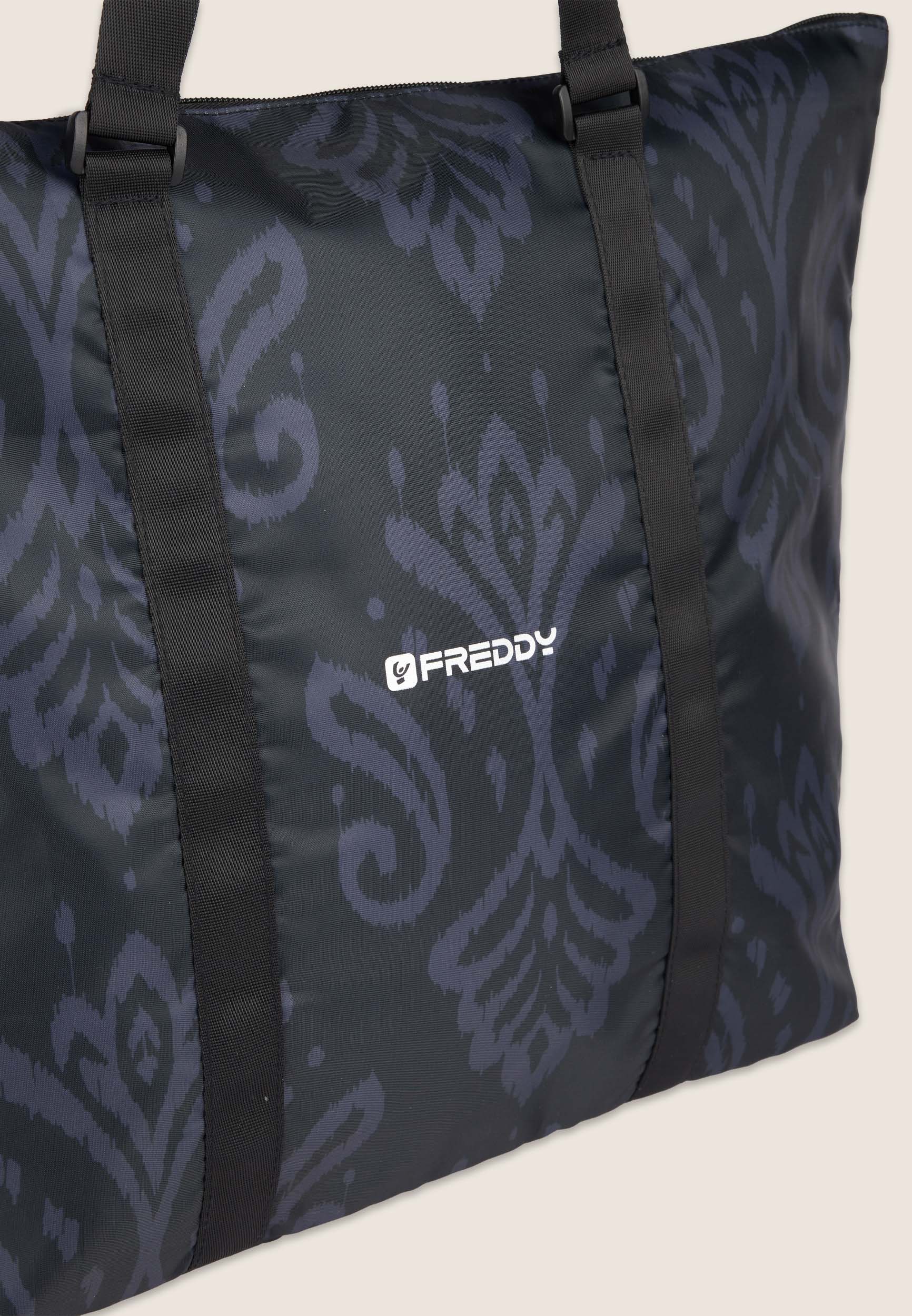 sac-shopper-freddy-fantaisie-florale-zipp-e-35x13x36cm image 2