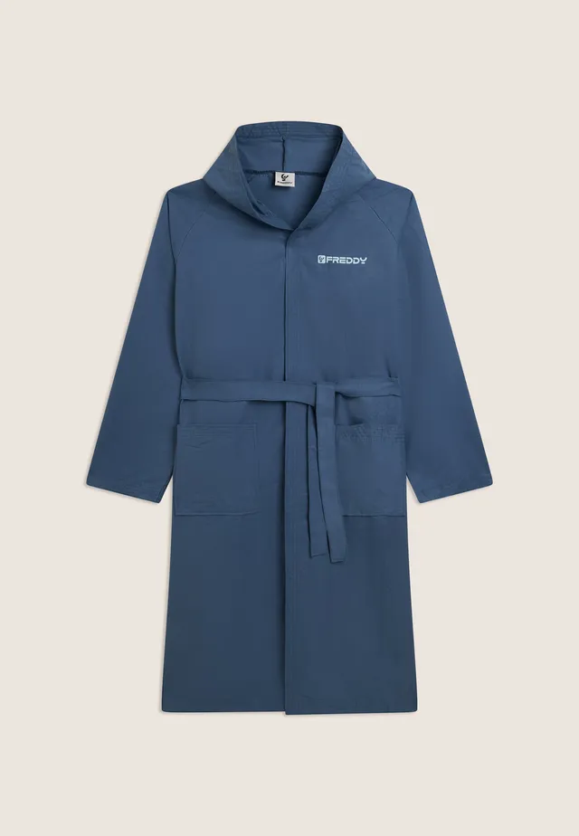 freddy-accappatoio-unisexe-en-microfibre-peignoir-bleu-navy image 1