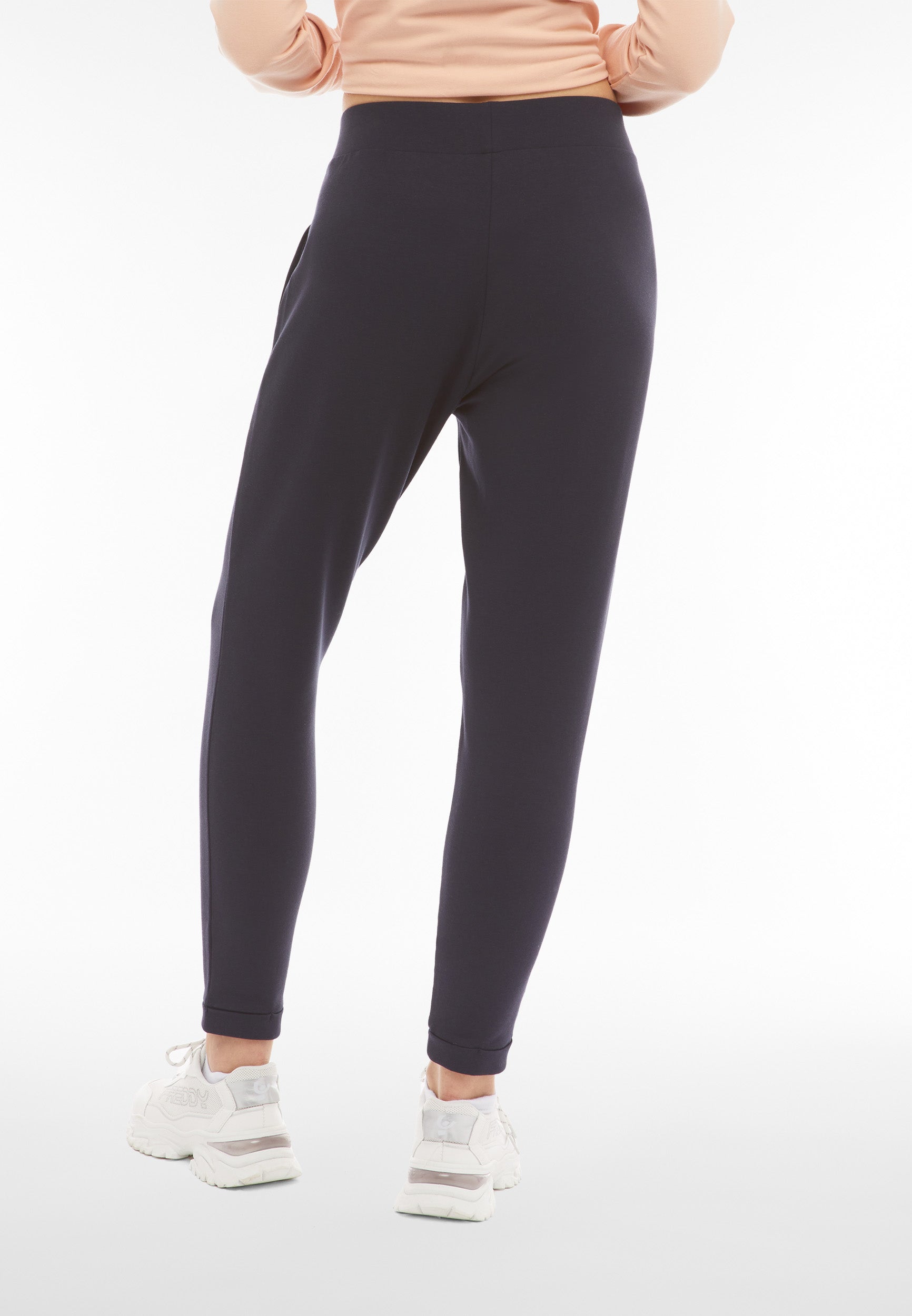freddy-pantalon-french-terry-modal-7-8-revers-logo-glam image 3