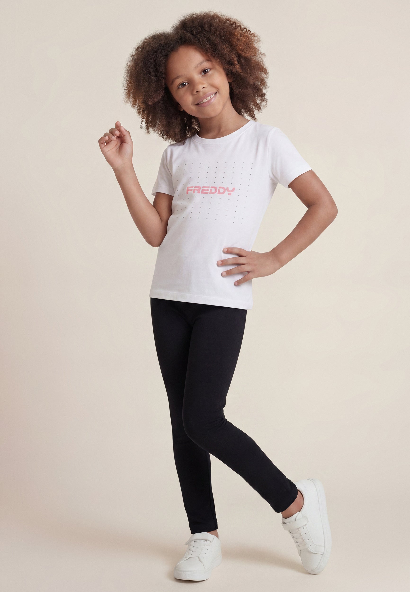 freddy-t-shirt-fille-jersey-logo-strass image 2