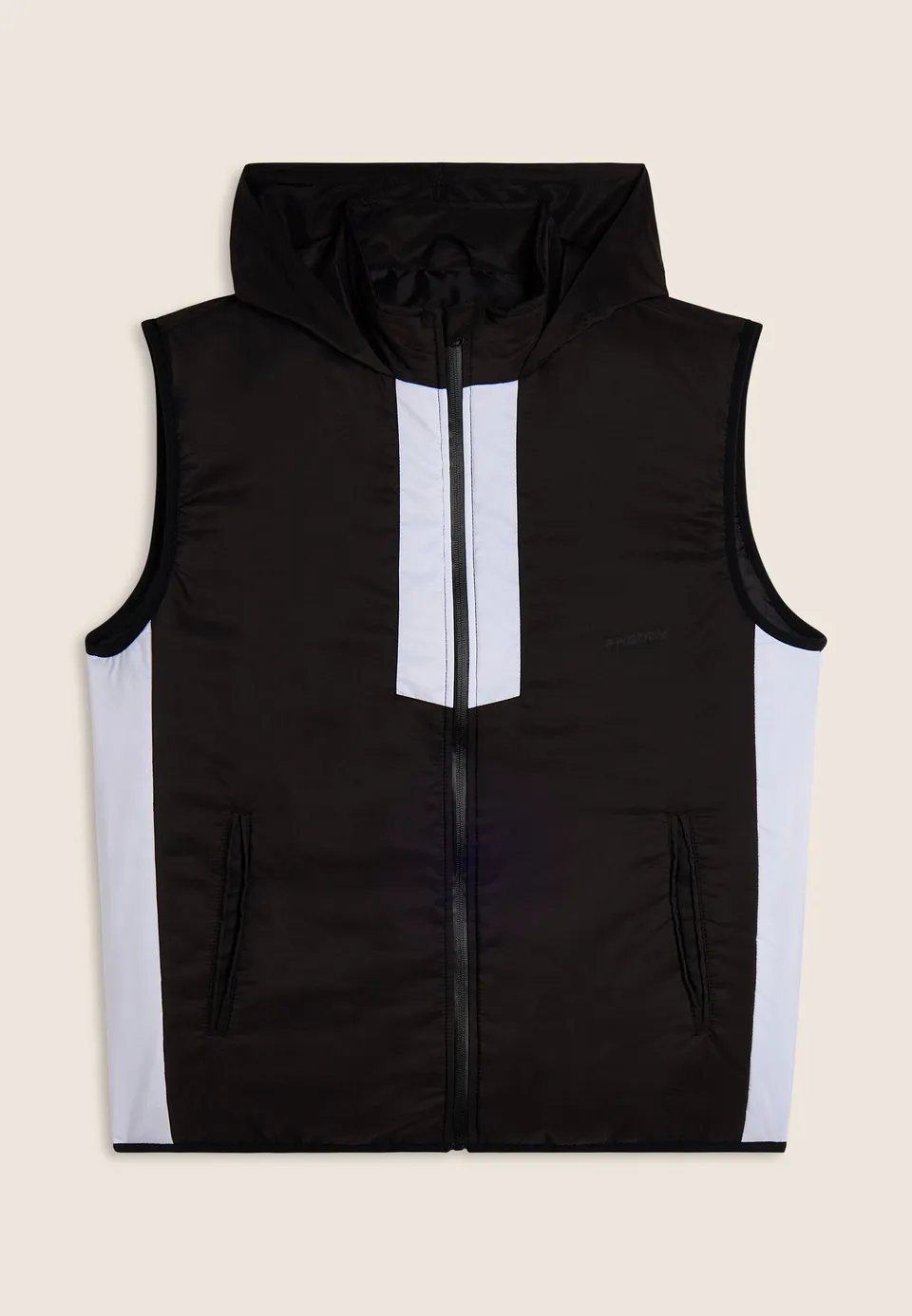 freddy-gilet-matelass-capuche-zip-sans-mati-res-animales image 1