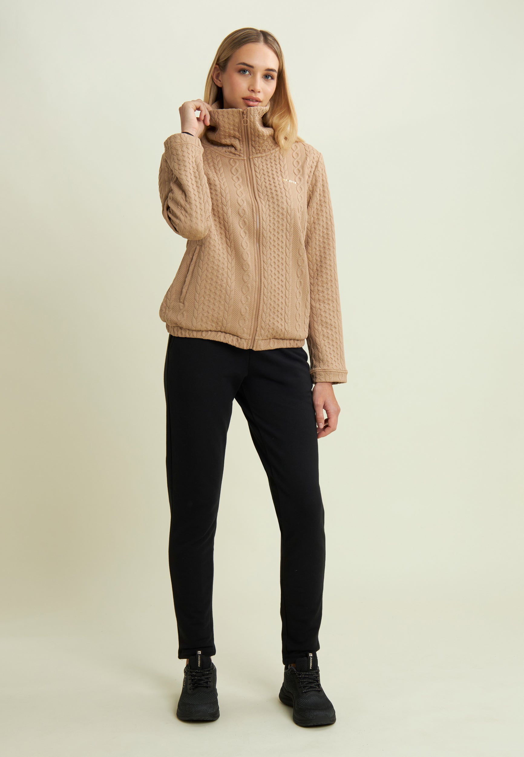 freddy-sweat-full-zip-technique-tresses-col-haut image 2