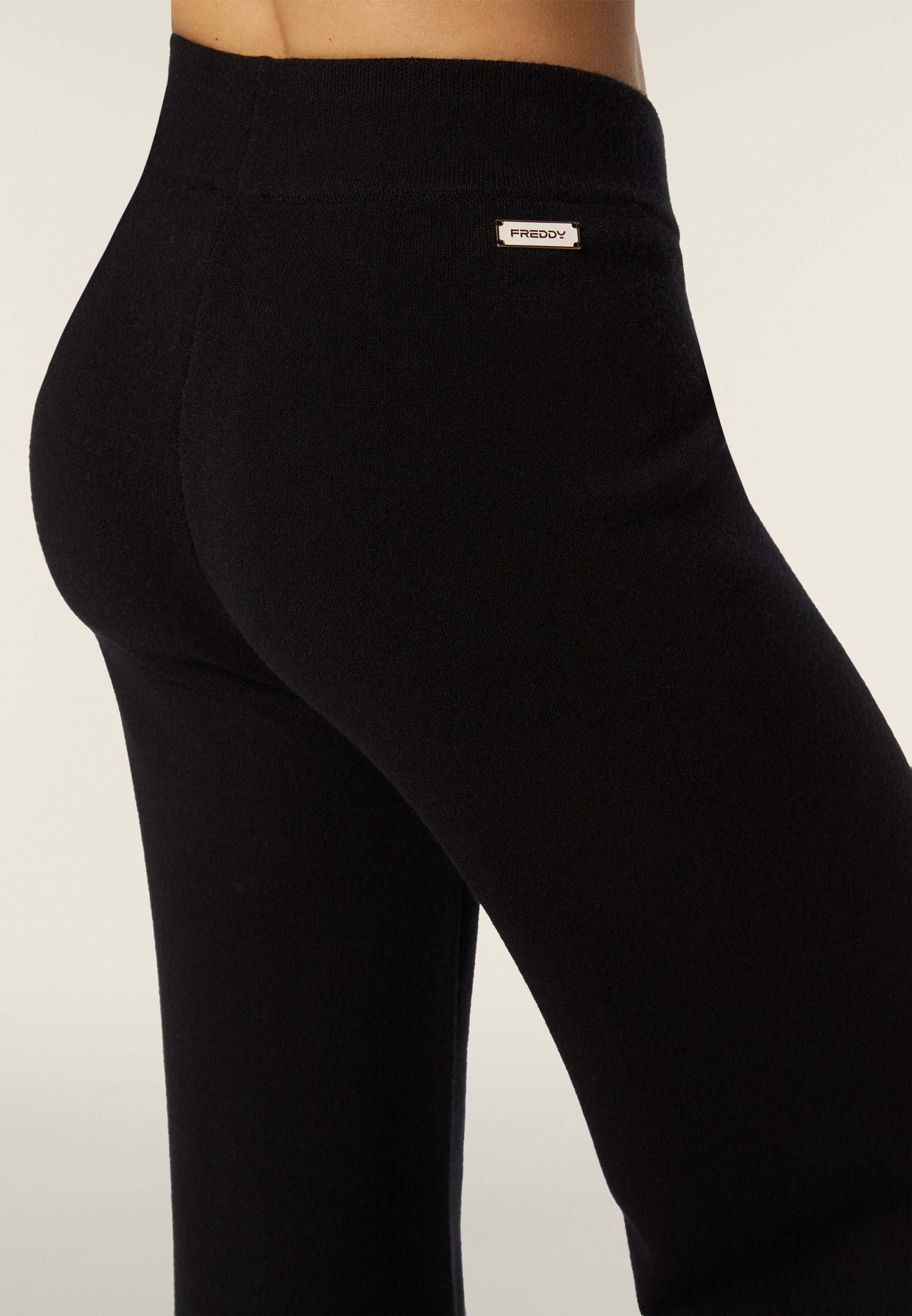freddy-pantalon-comfort-fit-tricot-sans-coutures-jambe-large image 4