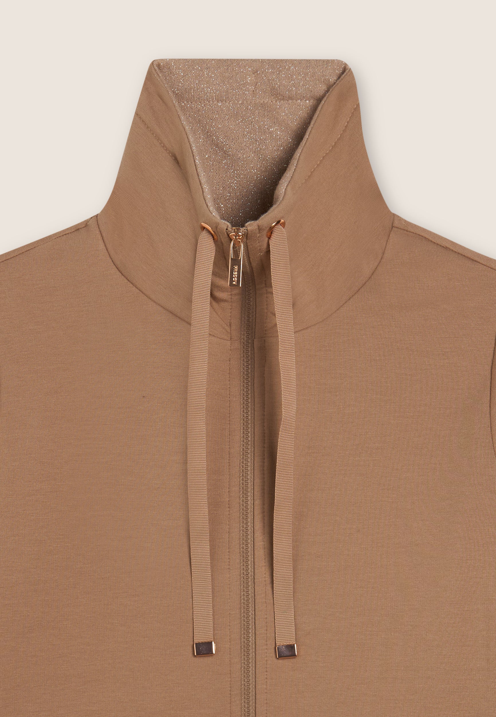 freddy-felpa-full-zip-femme-col-haut-inserts-m-lange-lurex image 8