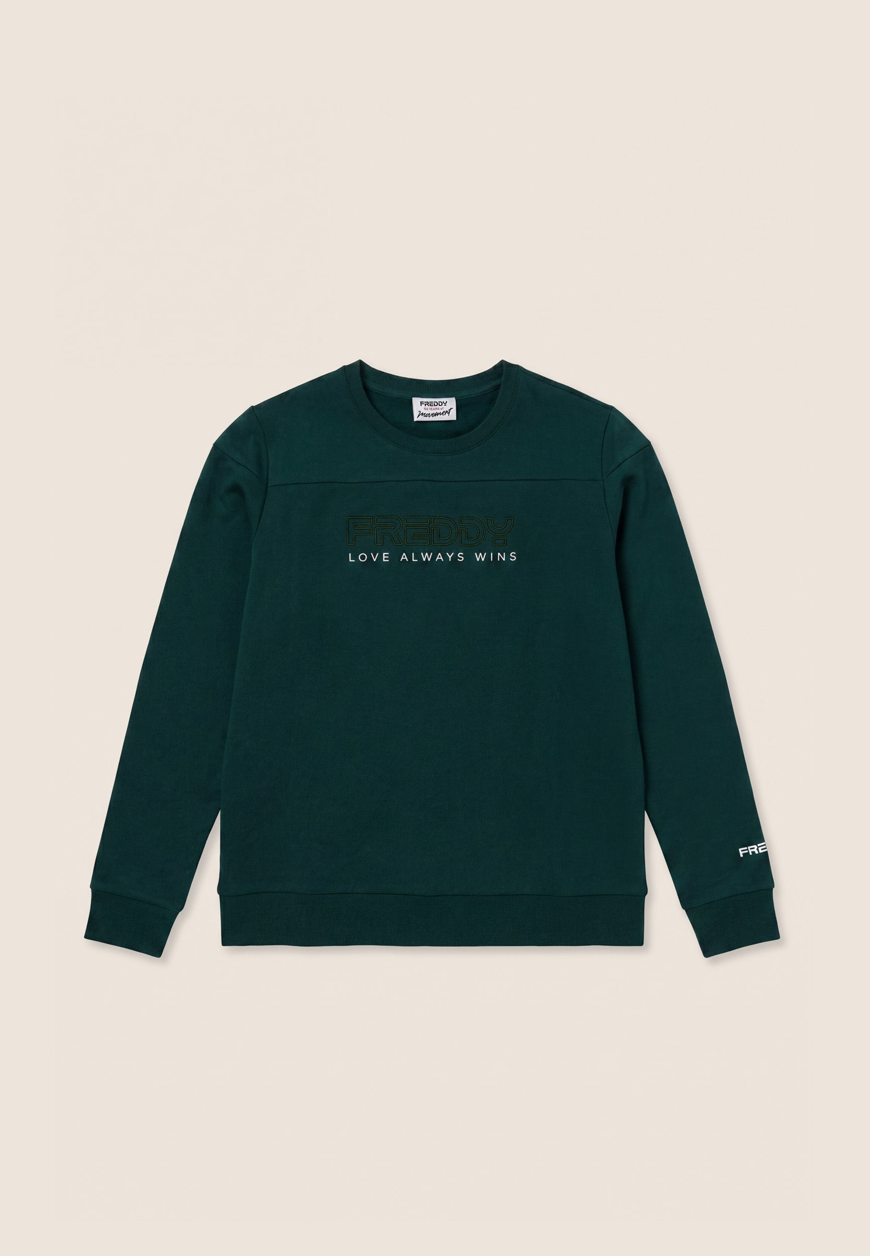 freddy-sweat-col-rond-love-always-win-brod-femme image 1