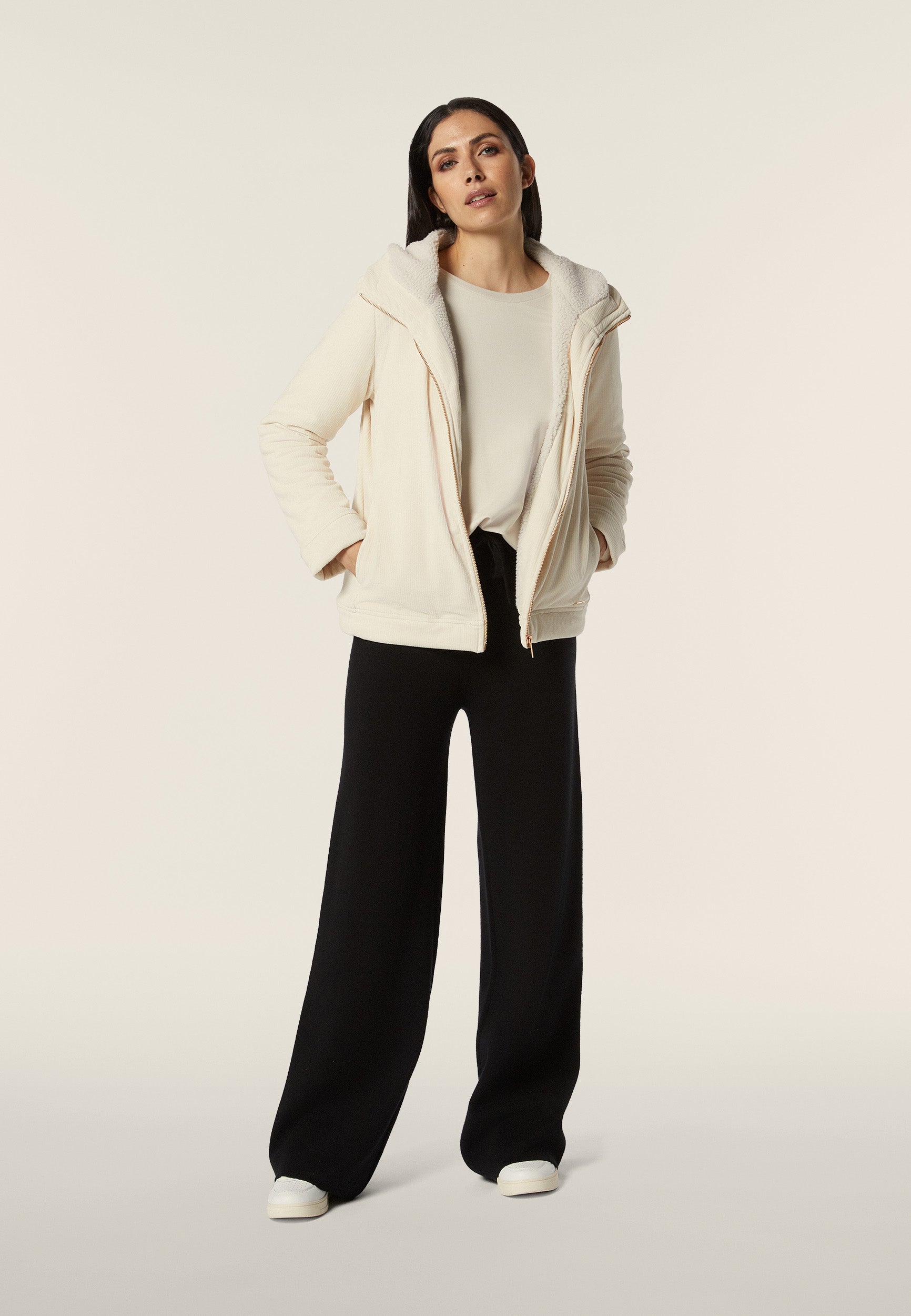 freddy-pantalon-comfort-fit-tricot-sans-coutures-jambe-large image 2