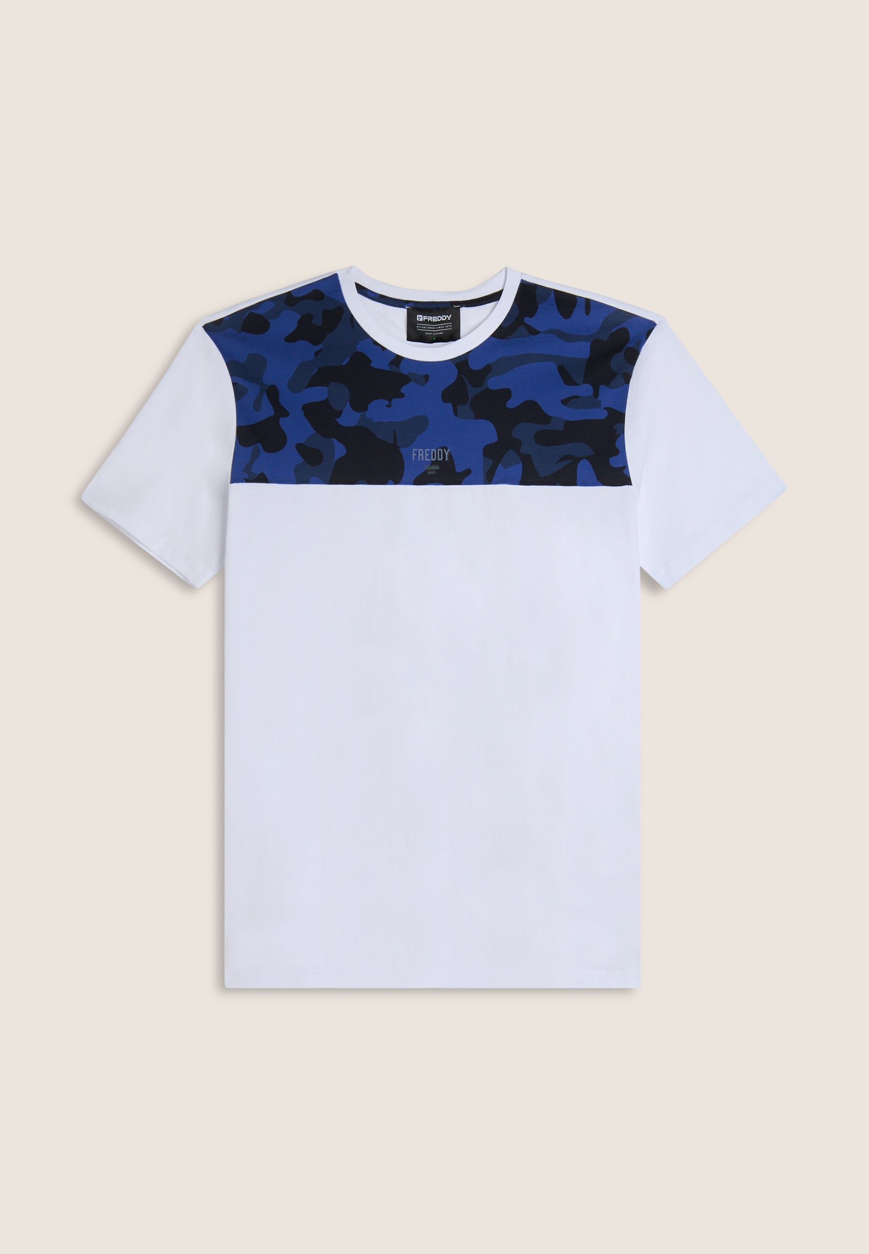 freddy-t-shirt-regular-coton-insert-camouflage image 8