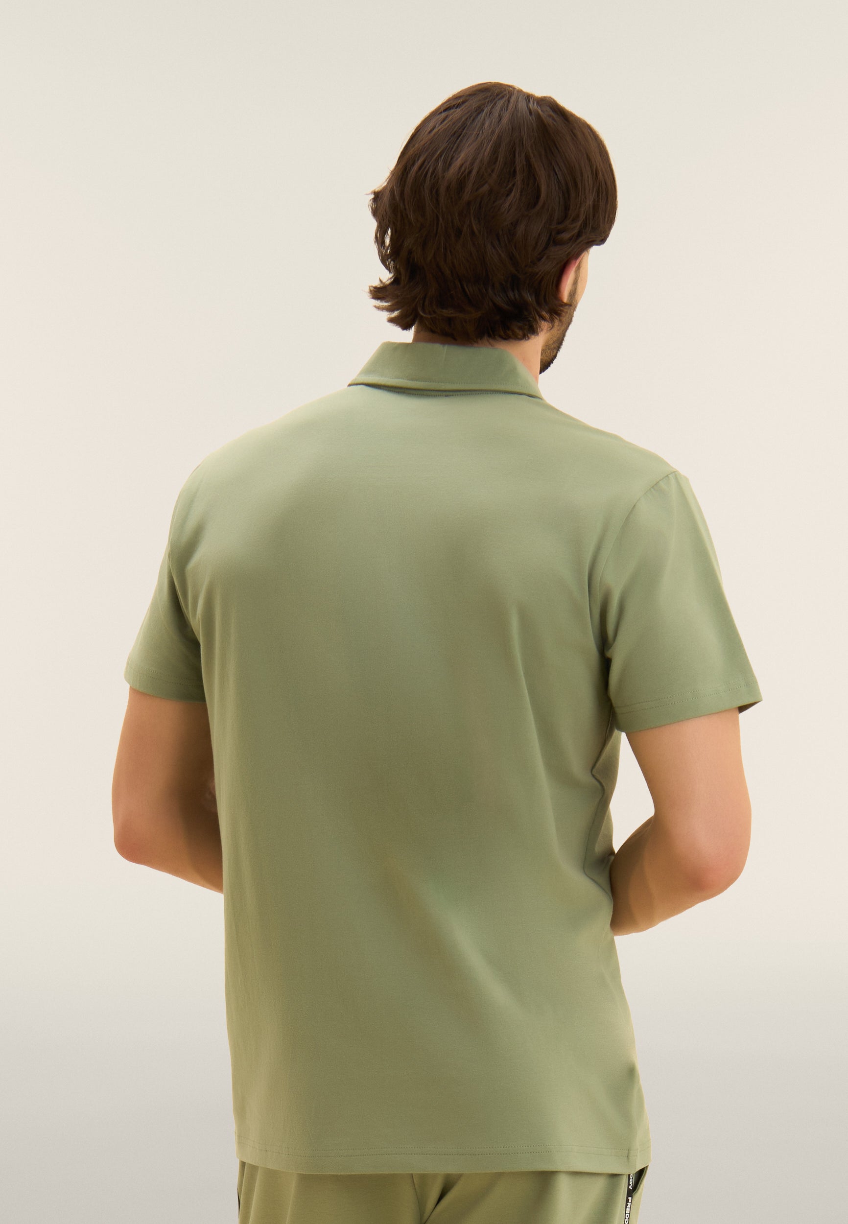 freddy-polo-homme-heavy-jersey-stretch-logo-manches-courtes image 3