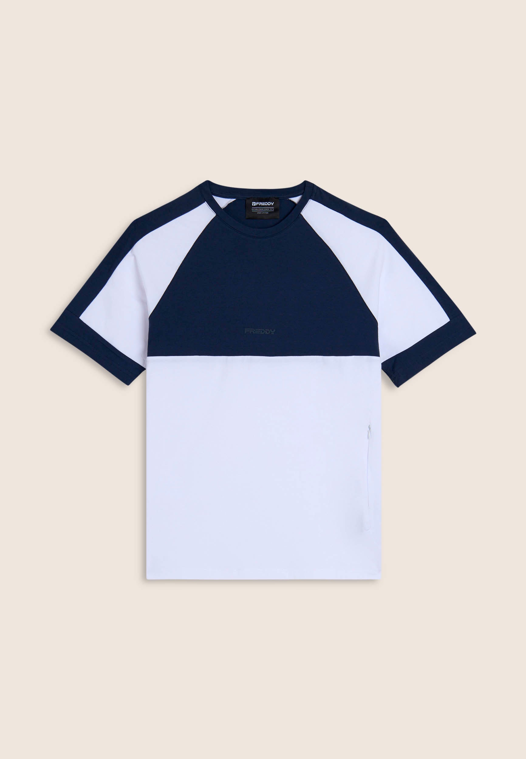 freddy-t-shirt-femme-color-block-jersey-coton-extensible image 7