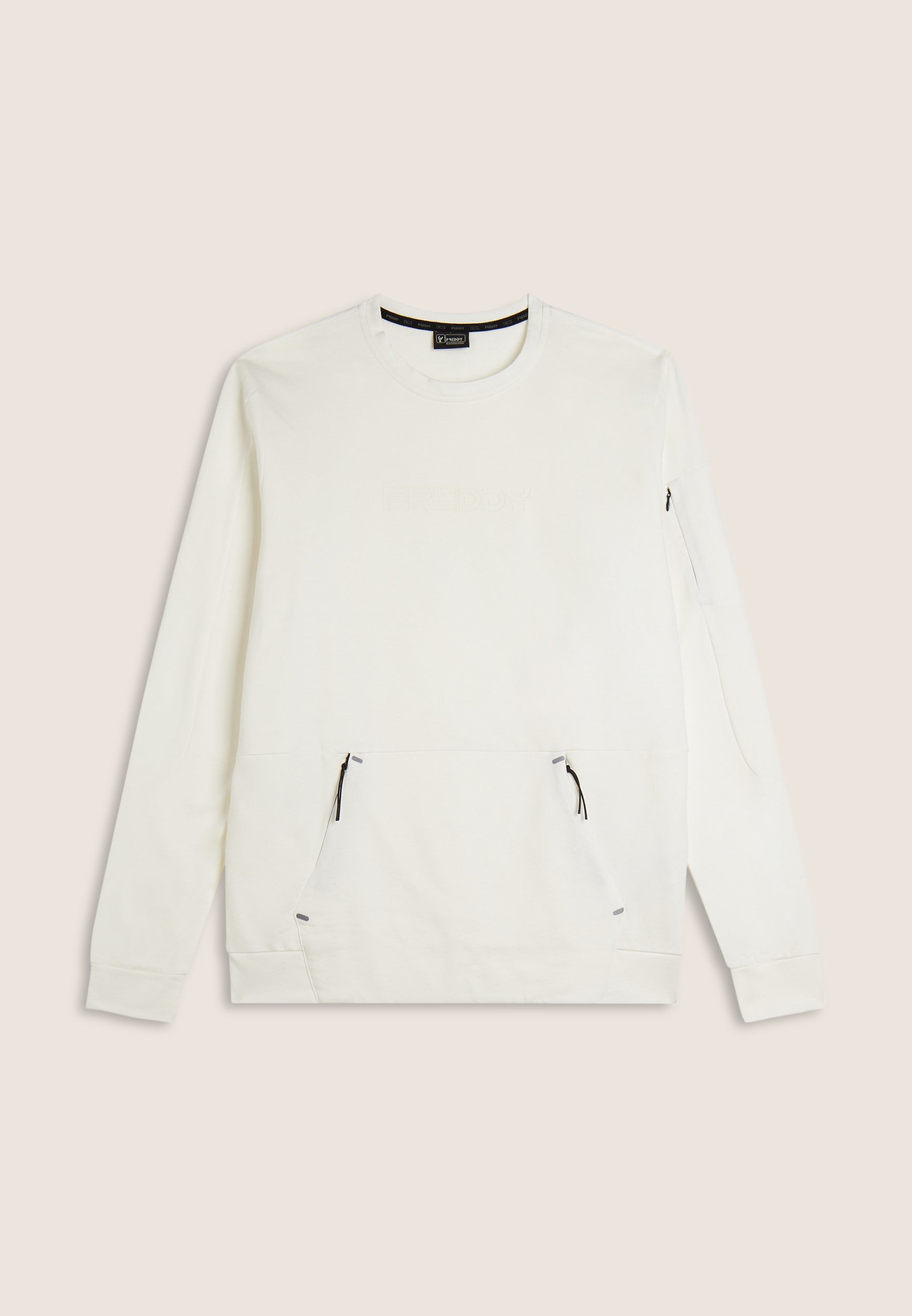 freddy-sweat-homme-french-terry-poche-kangourou-zip image 4