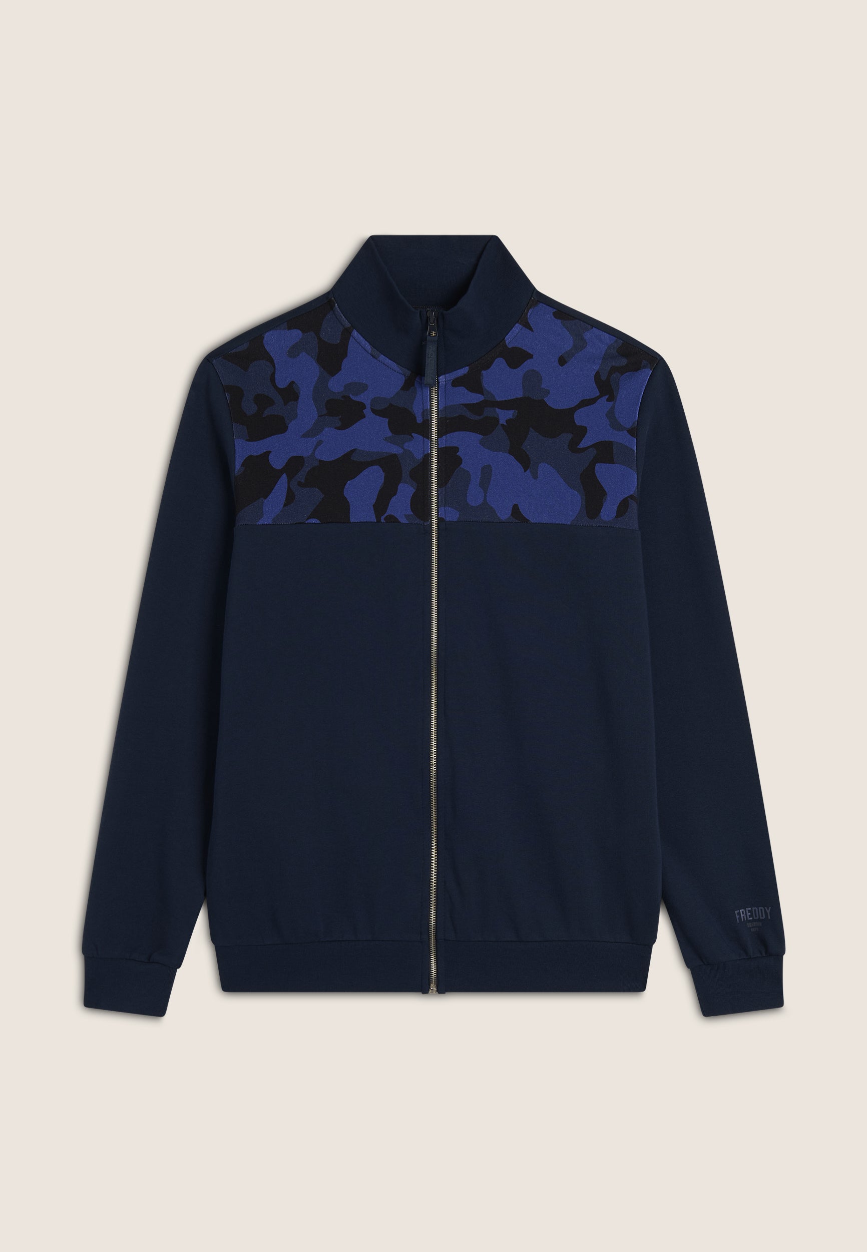freddy-sweat-col-montant-zipp-camouflage image 5