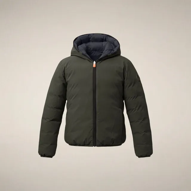 save-the-duck-oliver-veste-r-versible-enfant-vert-fonc image 1