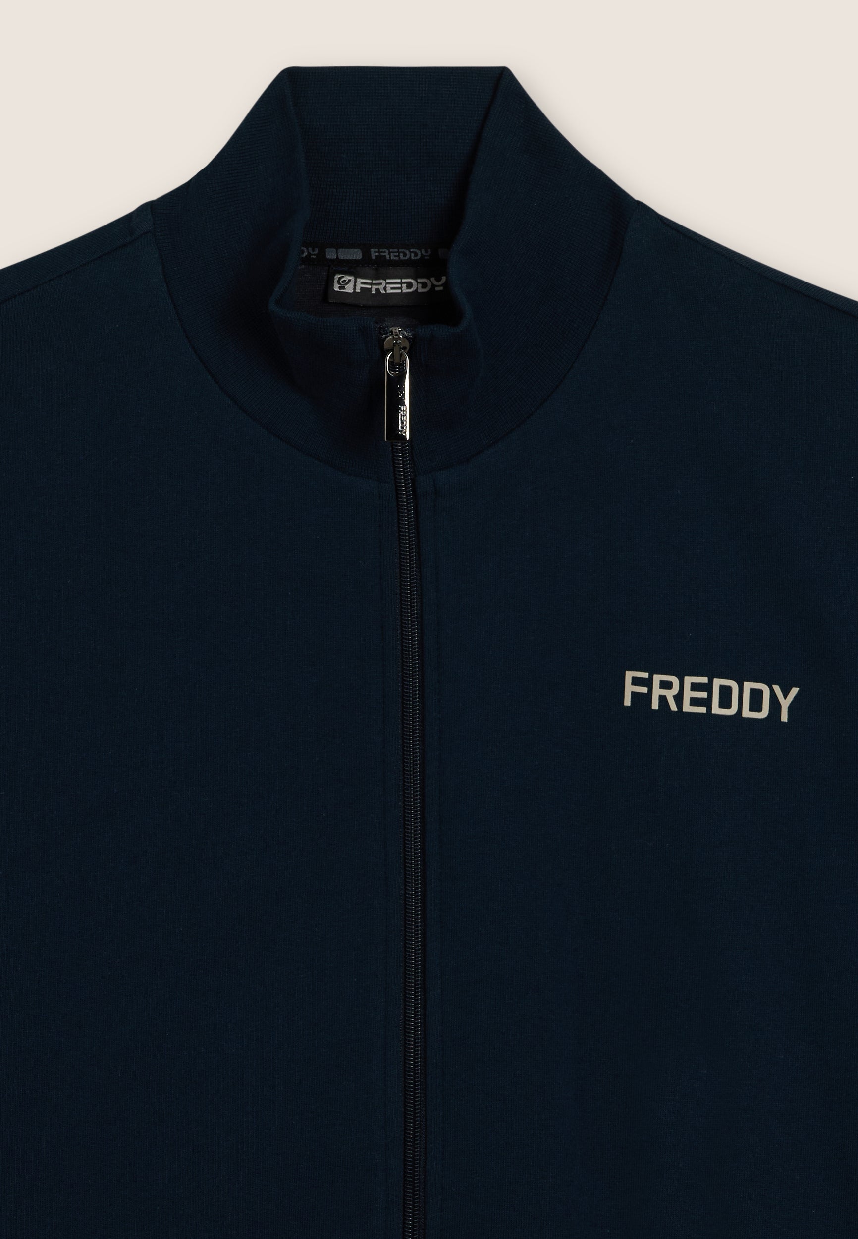 freddy-felpa-zip-uomo-sweat-zipp-coton-regular-col-haut image 7