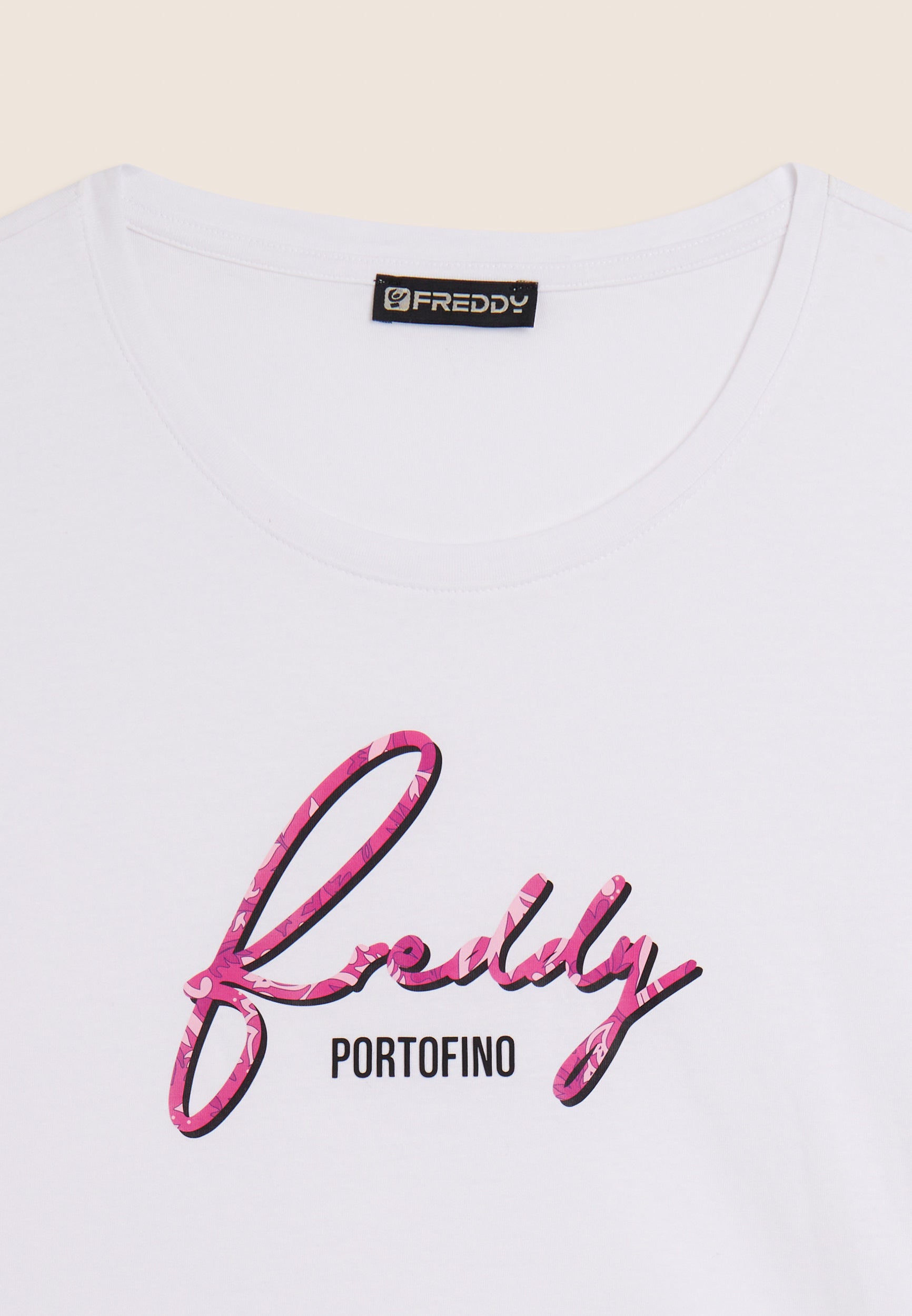 freddy-t-shirt-femme-coton-supima-logo-floral image 7