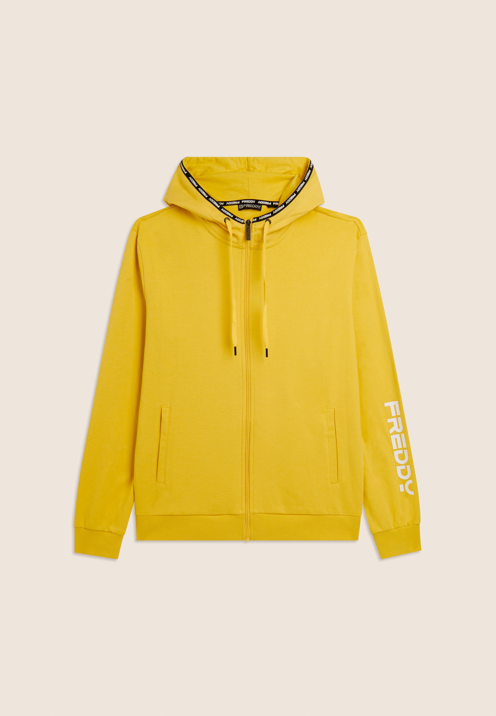 freddy-felpa-femme-capuche-zip-coton-interlock image 4