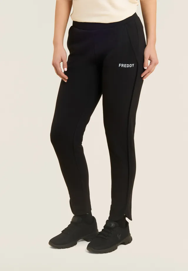 freddy-pantalon-7-8-french-terry-taille-sculptante-femme image 1