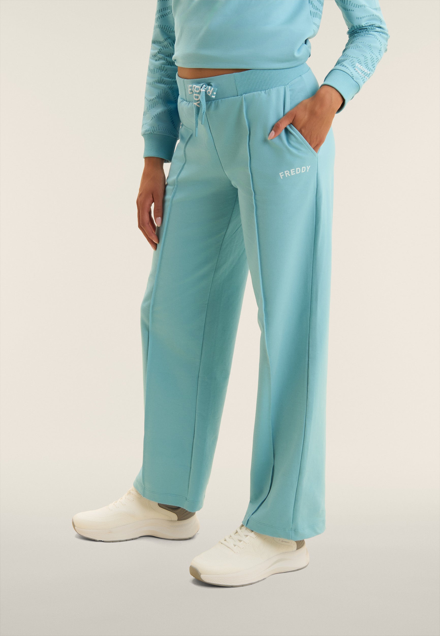 pantalon-wide-leg-femme-freddy-coulisse-logot-e image 1