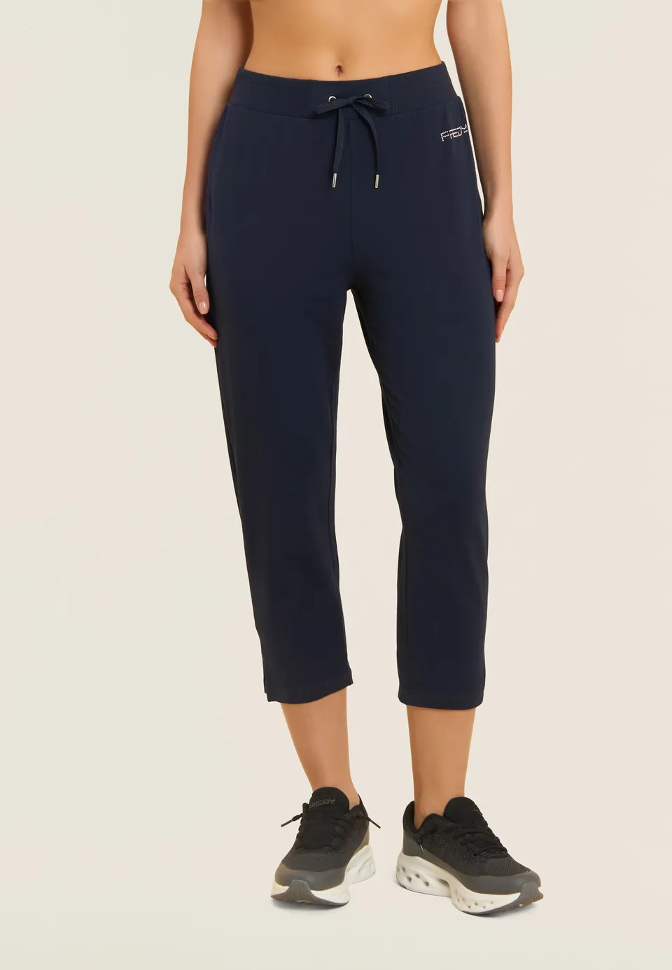 freddy-pantalon-capri-regular-avec-cordon-et-logo-perles image 1