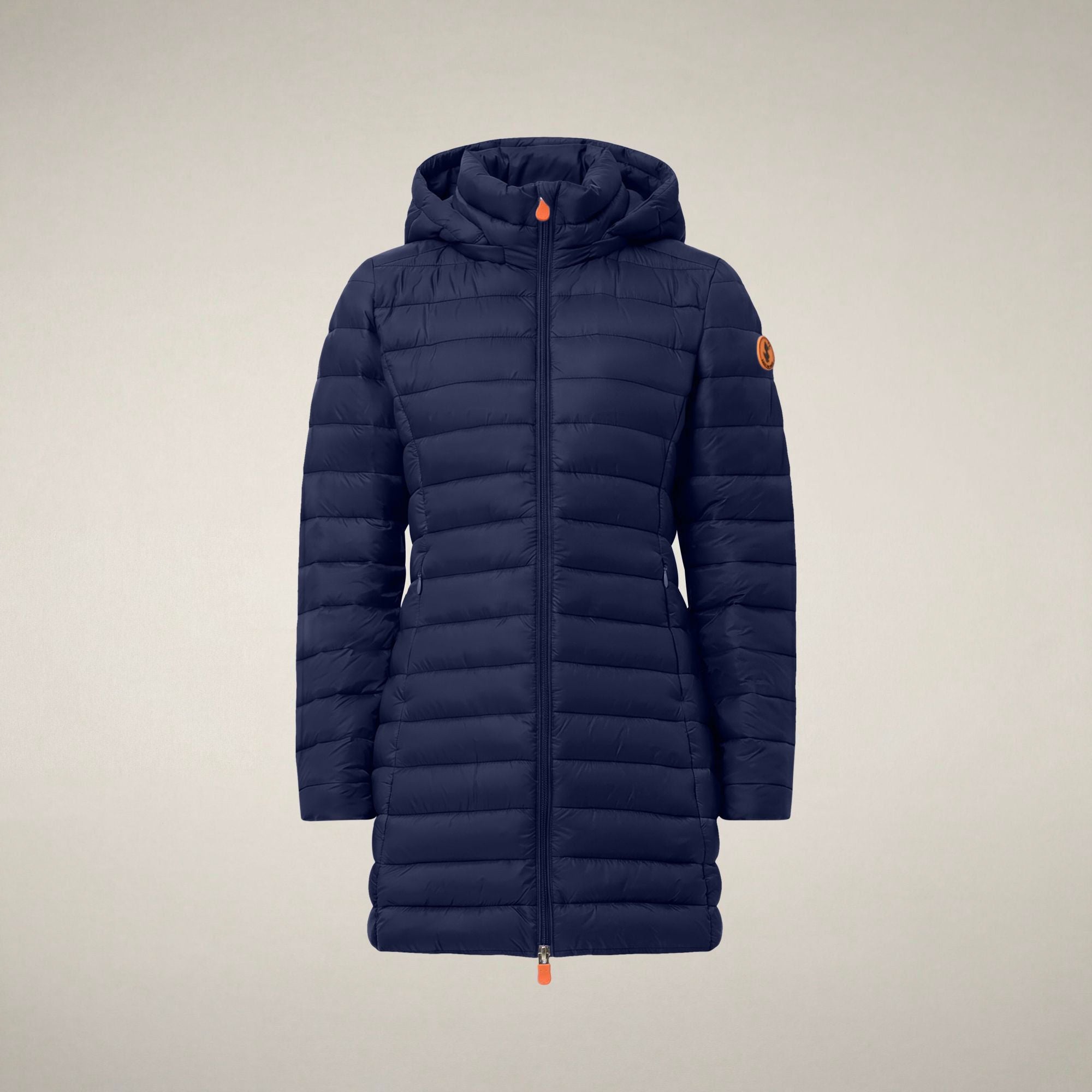 save-the-duck-carol-doudoune-longue-femme-bleu-navy image 3