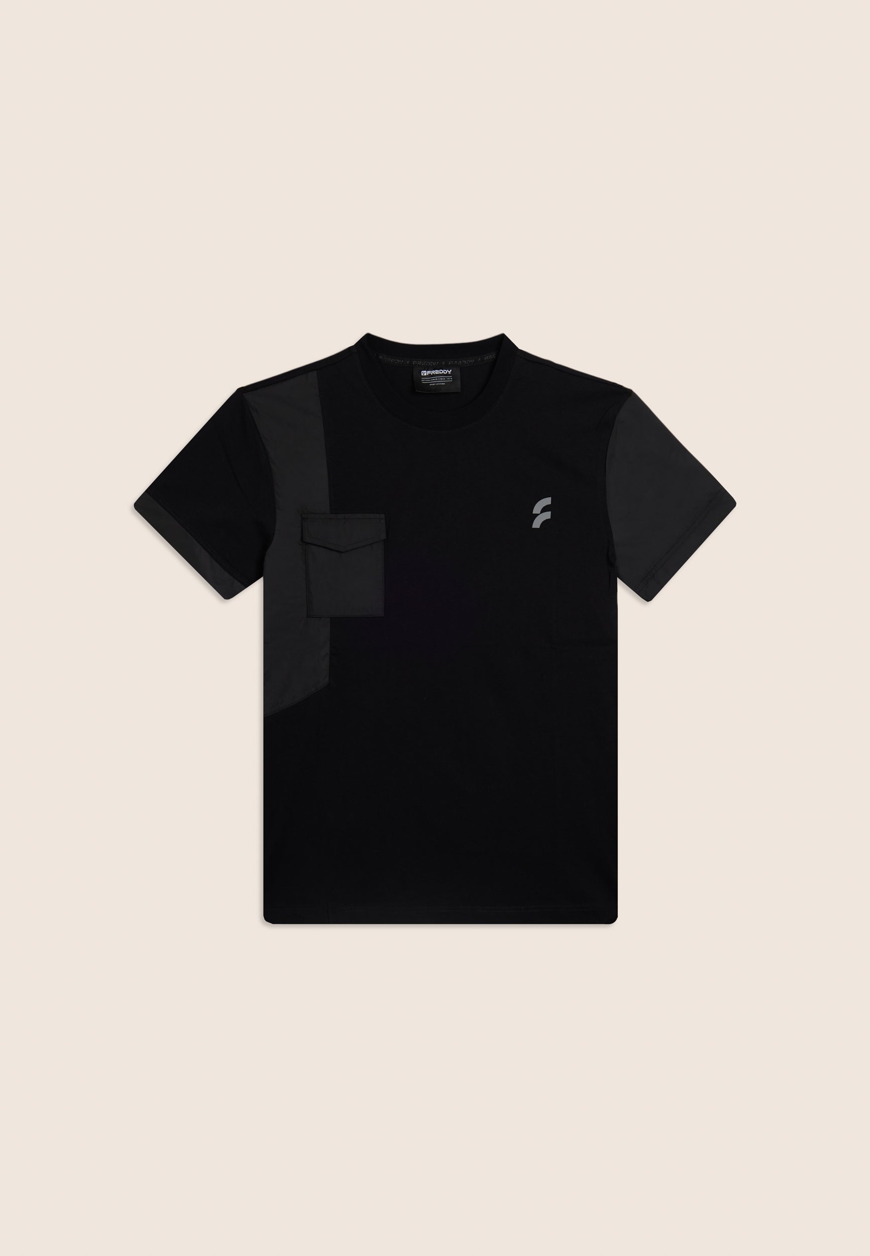 freddy-t-shirt-homme-regular-fit-taschino-technique-coton image 1
