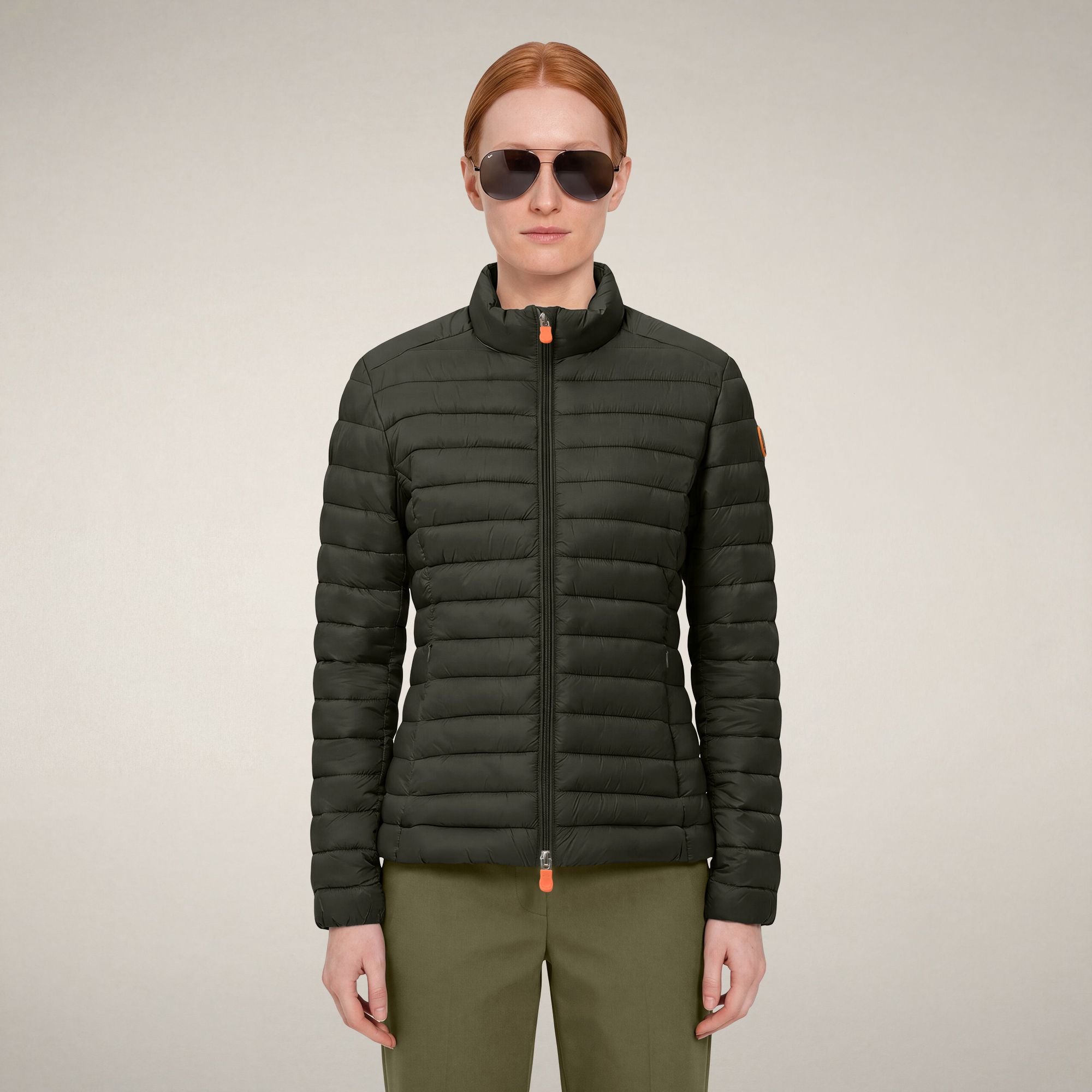 save-the-duck-carly-doudoune-femme-vert-terra image 5