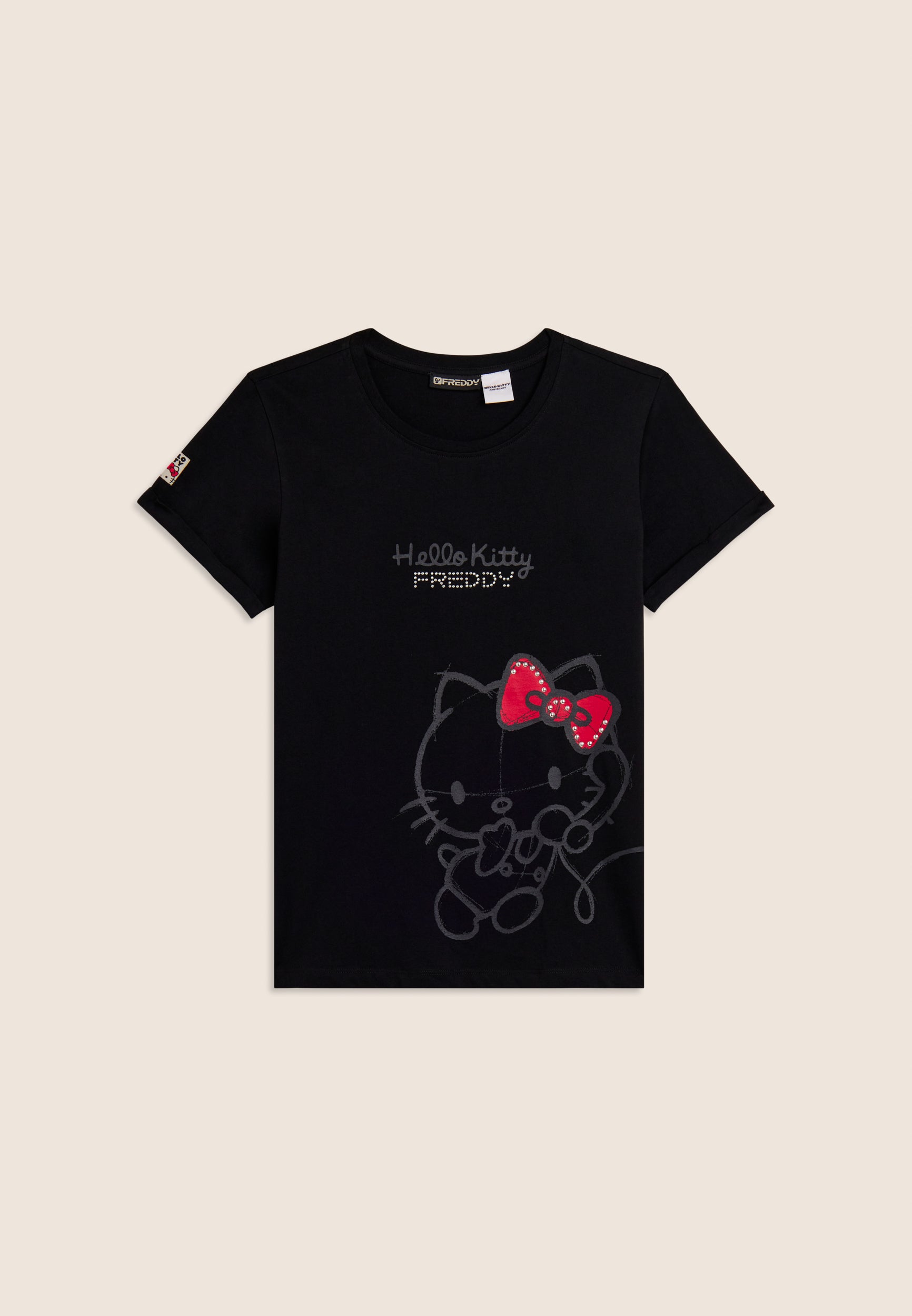 freddy-t-shirt-hello-kitty-ton-sur-ton-logo-clout image 6