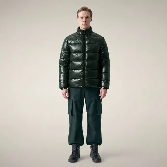 save-the-duck-jobim-doudoune-homme-vert-nori-matelass-e image 1