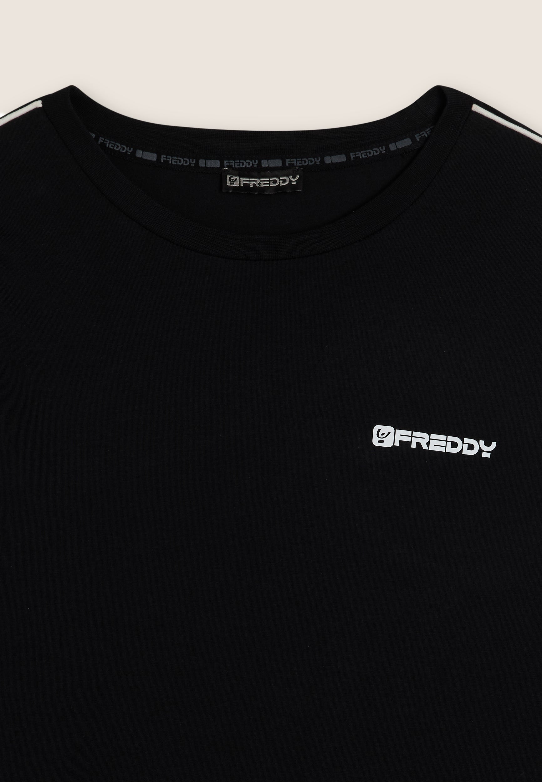 freddy-t-shirt-homme-manches-longues-jersey-coton-coutures-contraste image 7