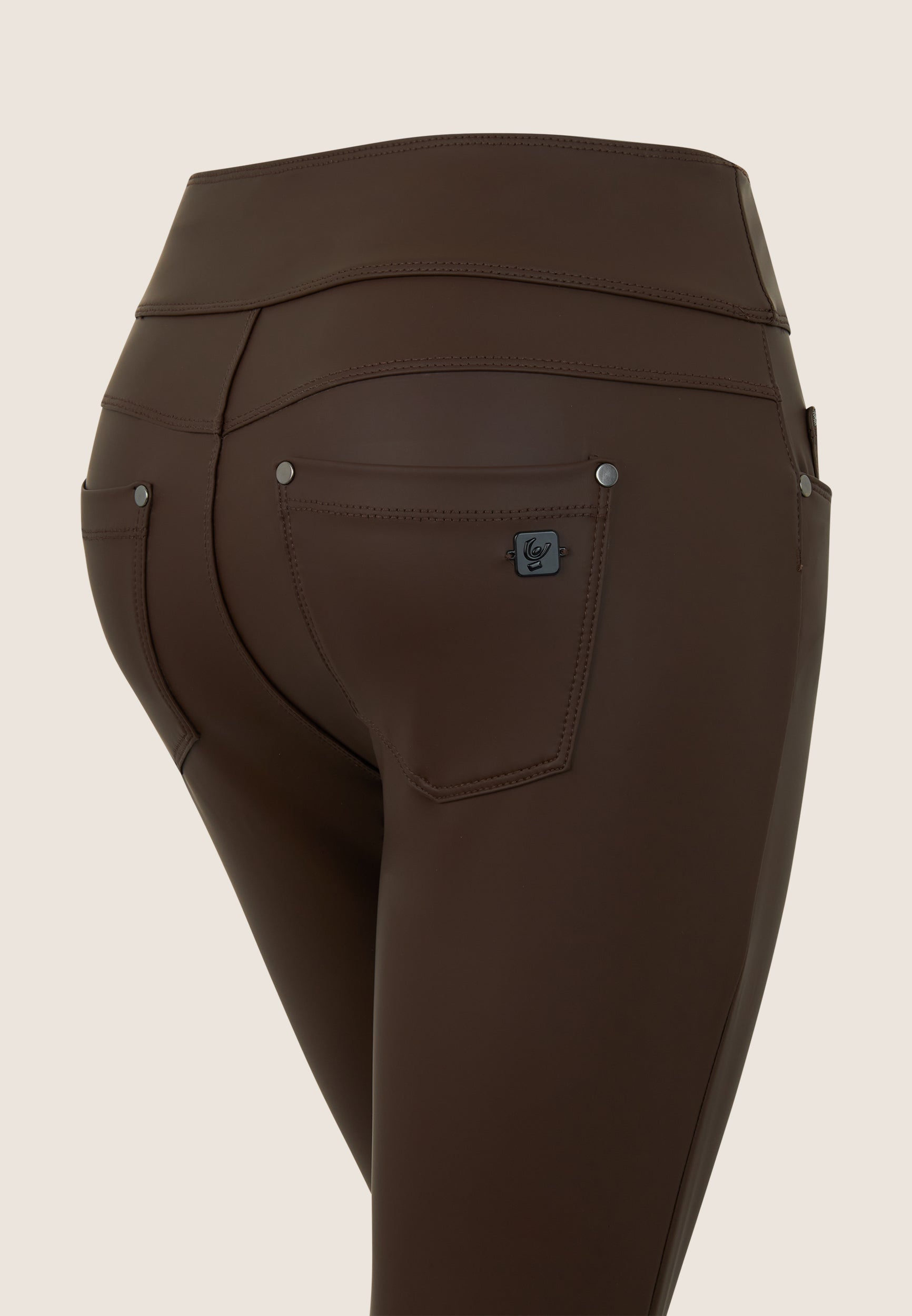freddy-pantalon-skinny-n-o-w-simili-cuir-taille-moyenne image 3